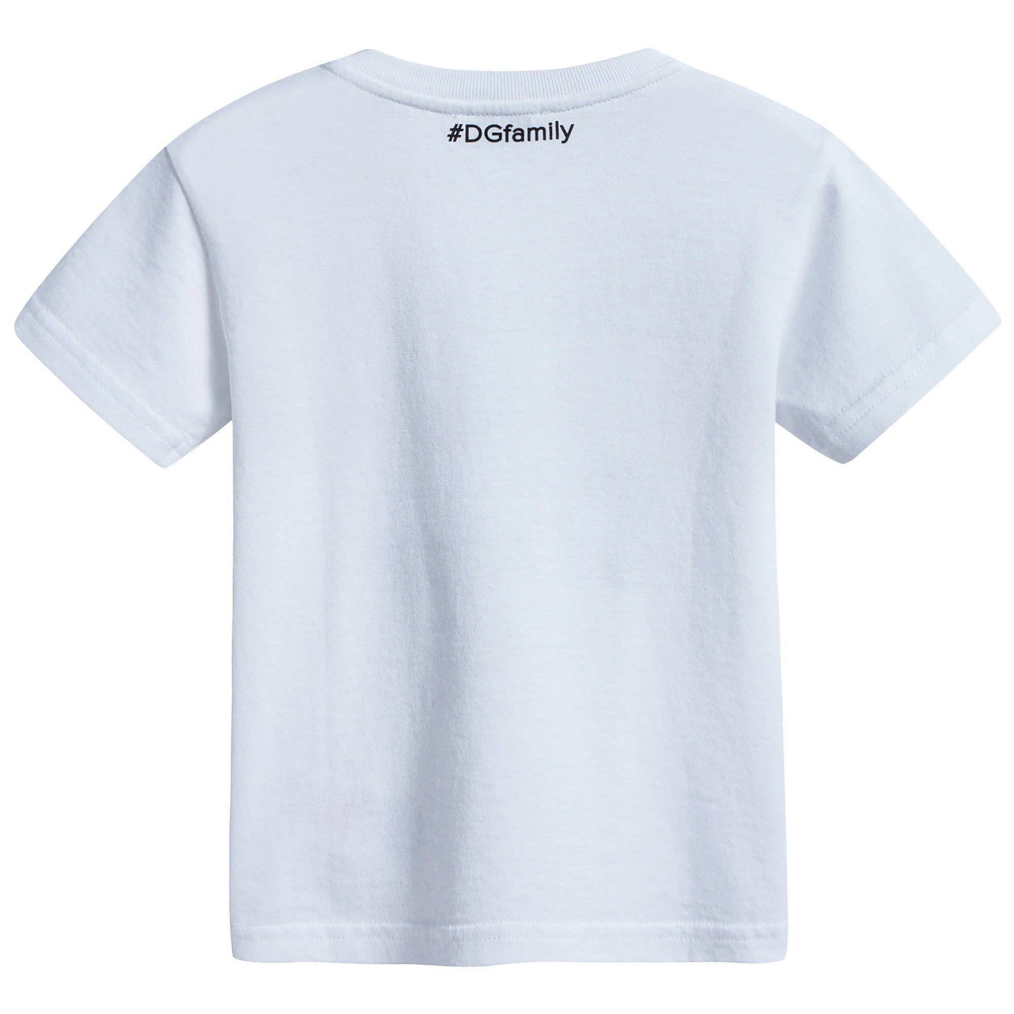 Baby  White  Embroidery  Printing  T-Shirt