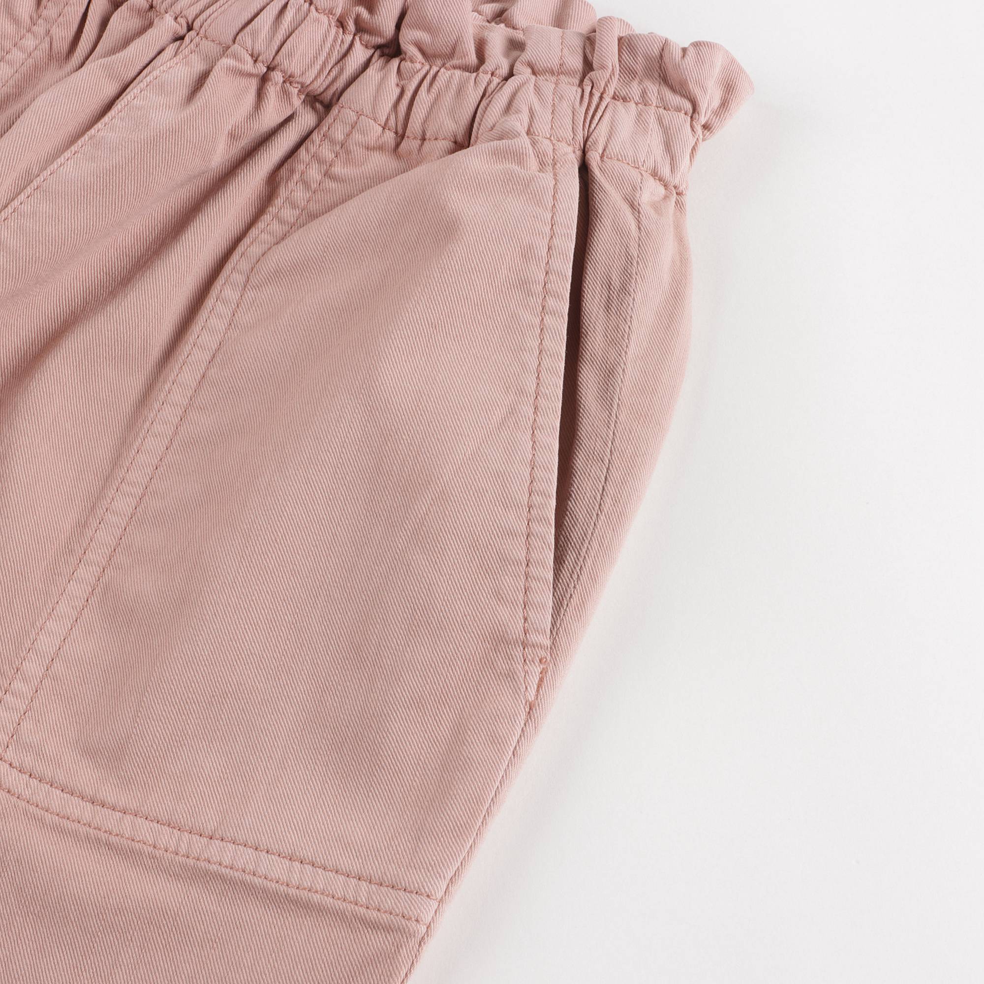 Girls Pink Cotton Trousers