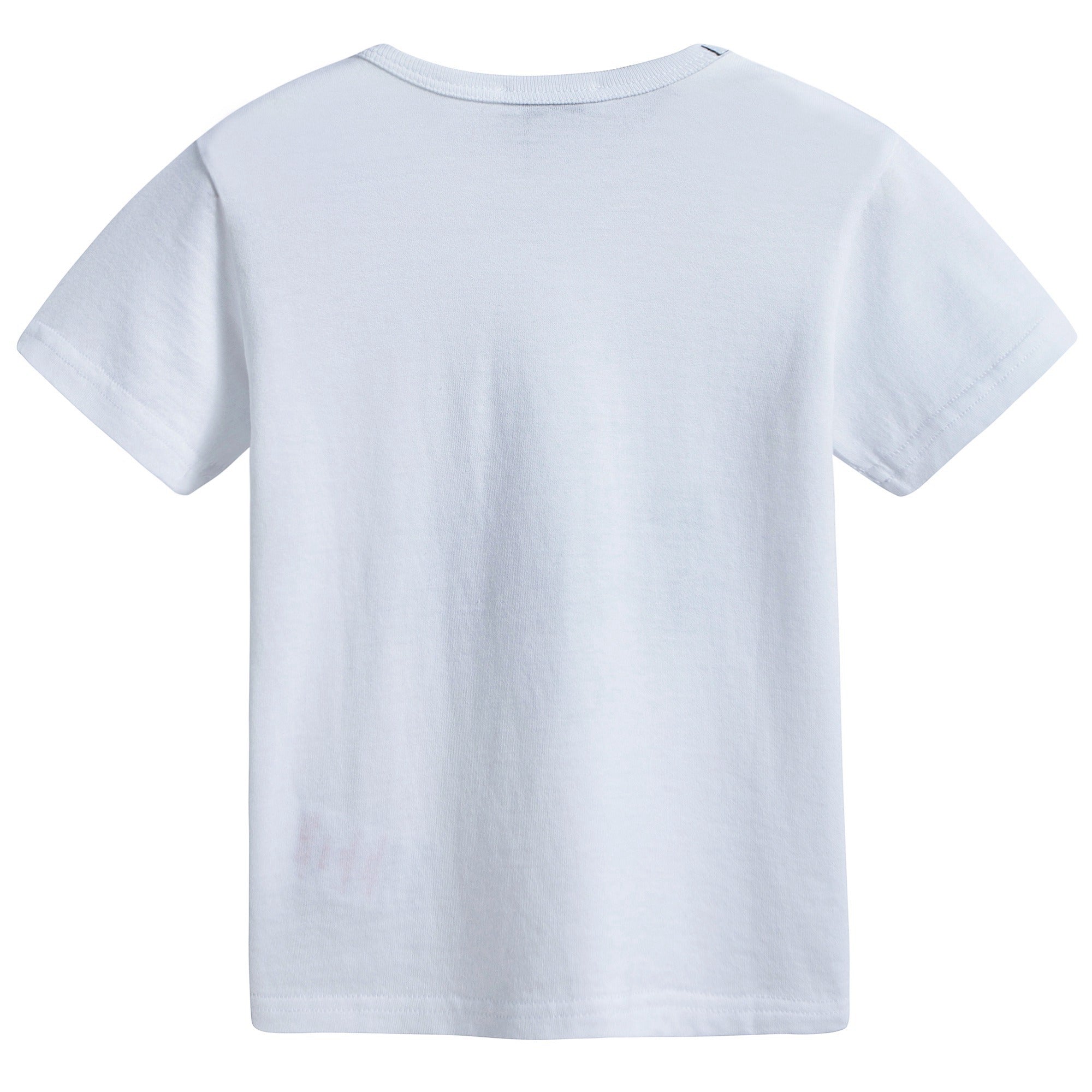 Baby Boys Dark White Pringting Cotton T-shirt