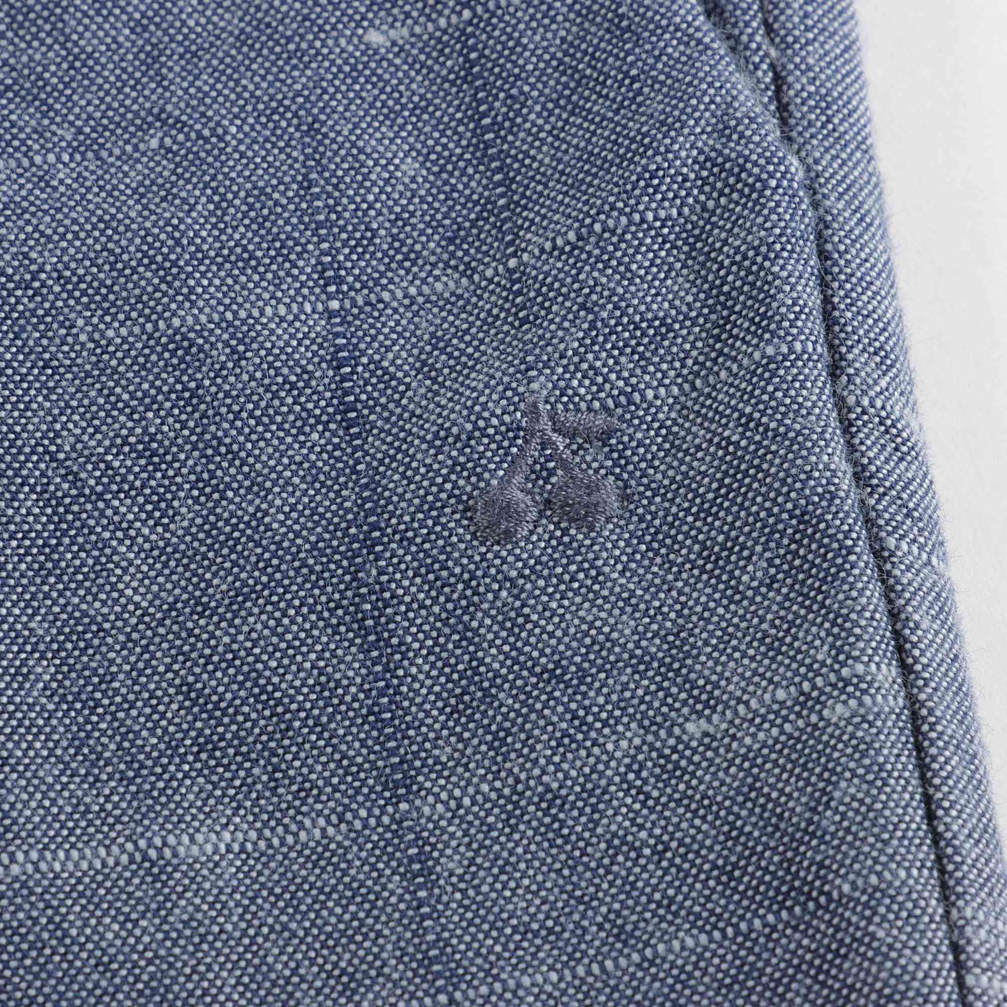 Girls Blue Cotton Trousers