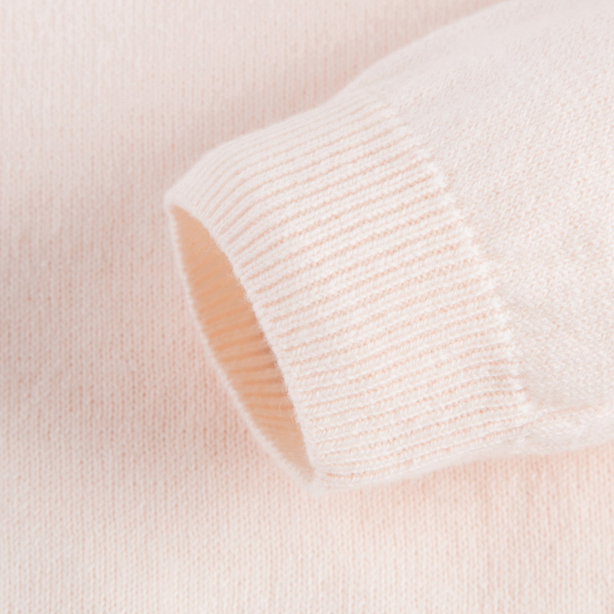 Girls Pink Cotton Sweater With Ruffle