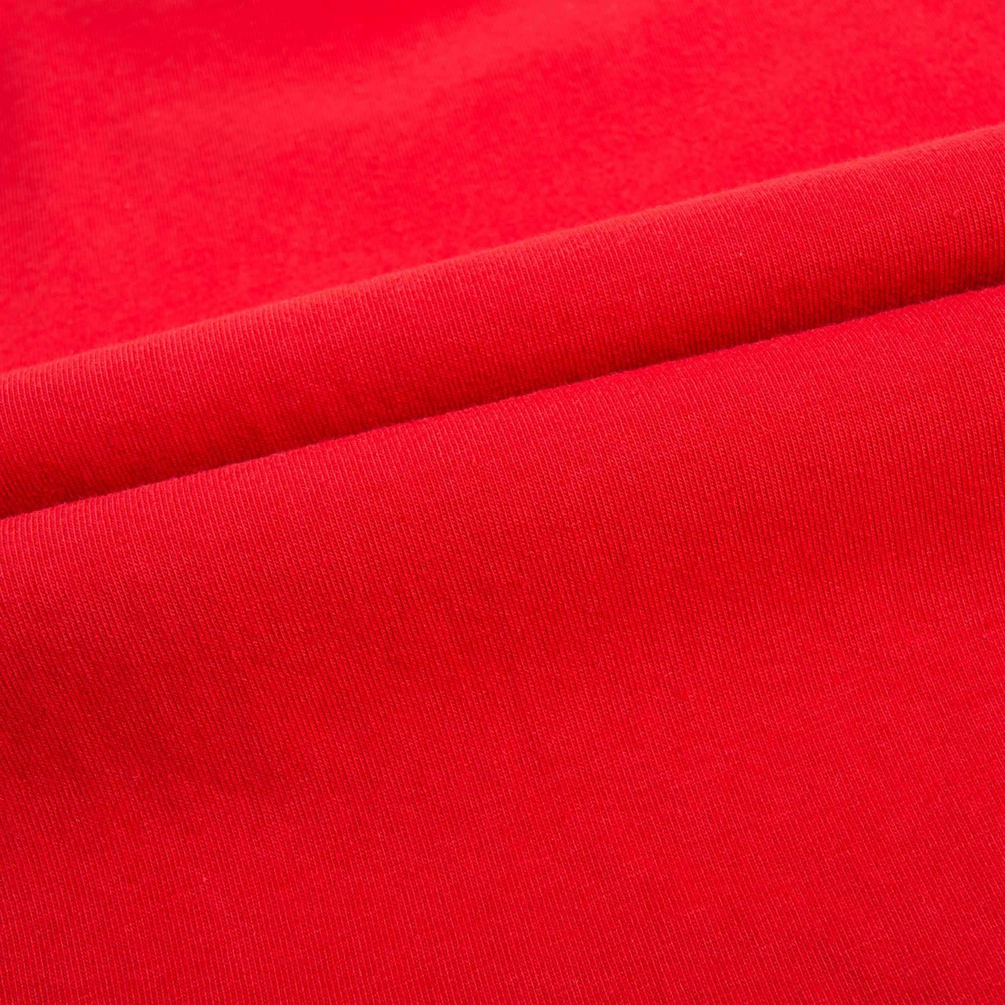 Girls Poppy Red Cotton Teddy Bear T-Shirt