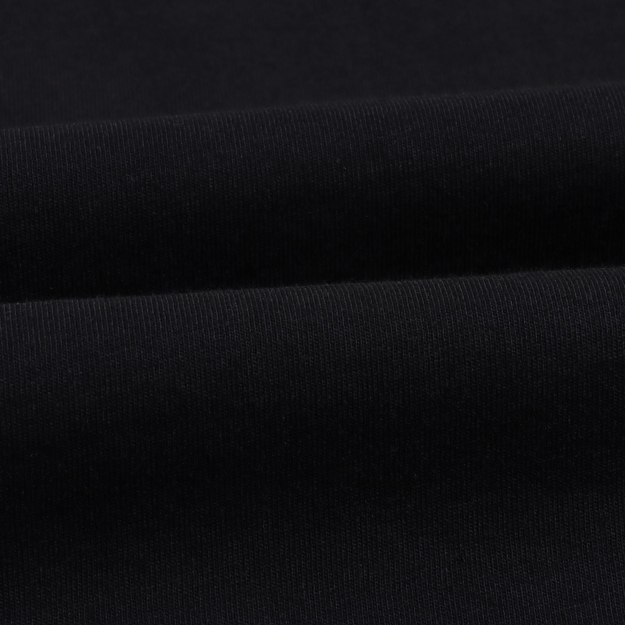 Girls Black Logo Cotton Dress