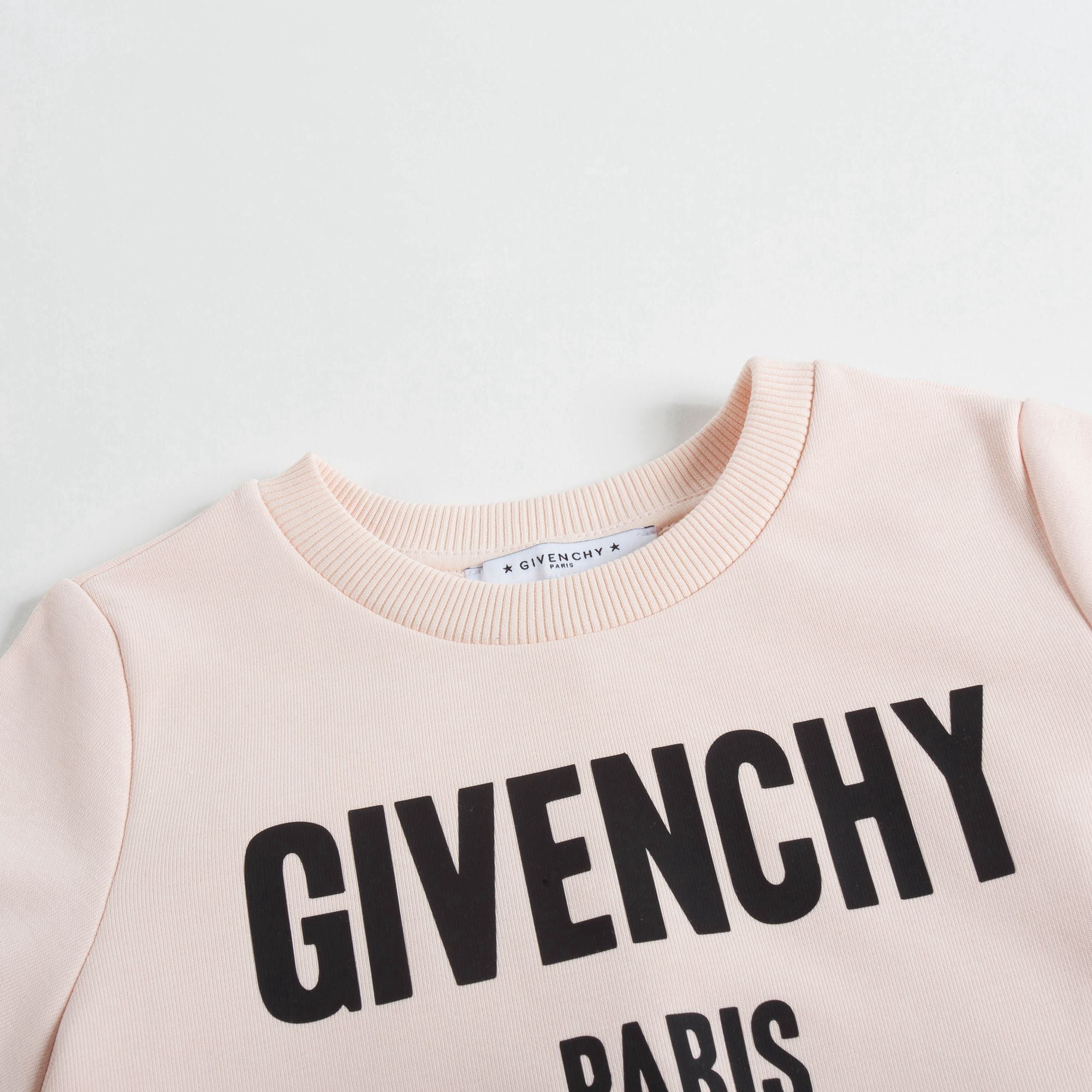 Girls Rose Petale Cotton Sweatshirt
