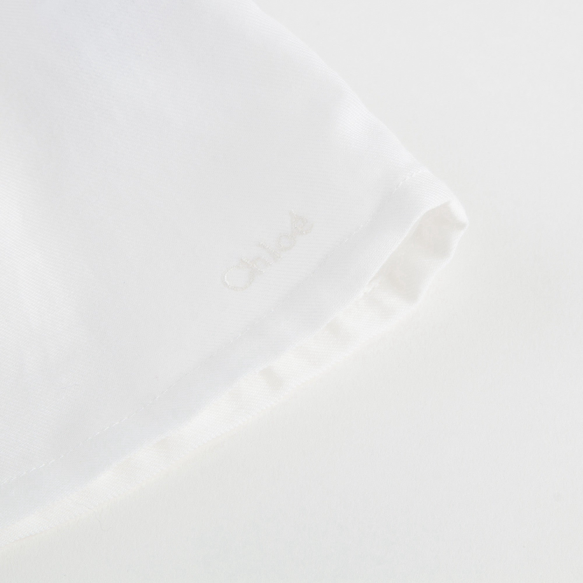 Baby Girls Ivory Cotton Blouse With Ruffle