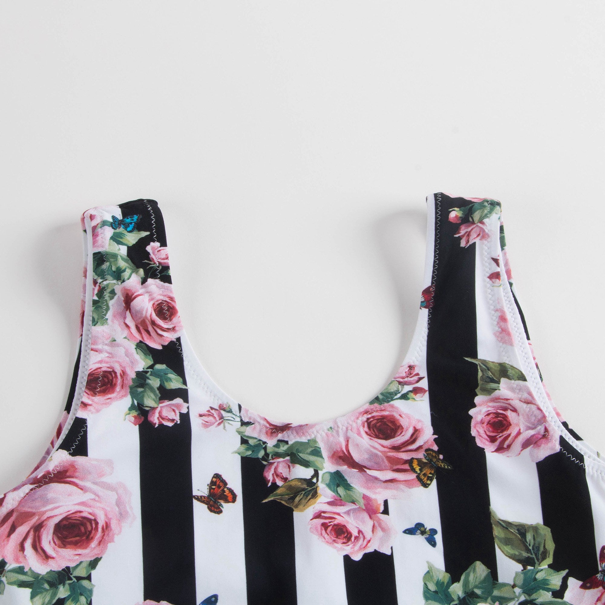 Girls White Rose "Butterfly" Swimwear