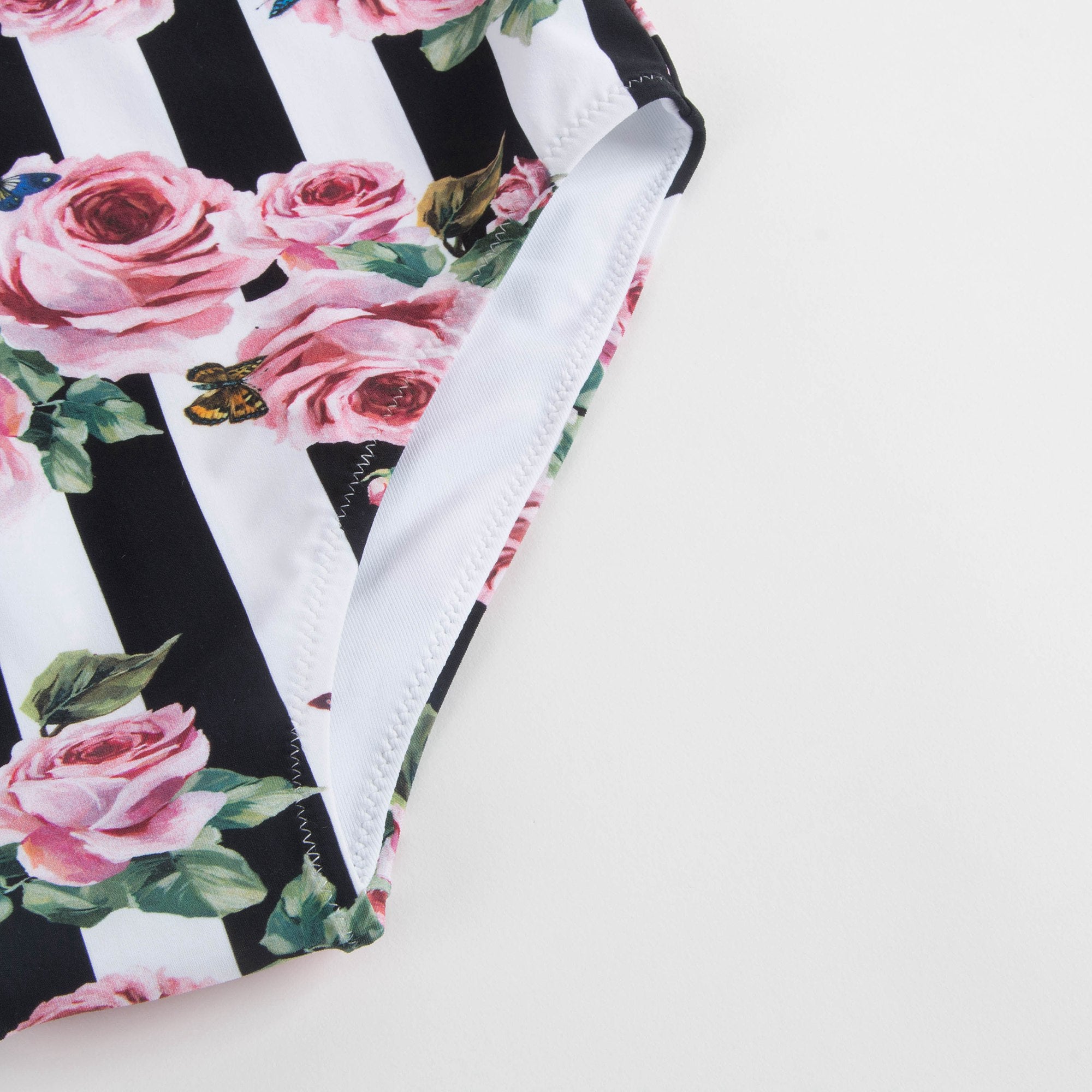 Girls White Rose "Butterfly" Swimwear
