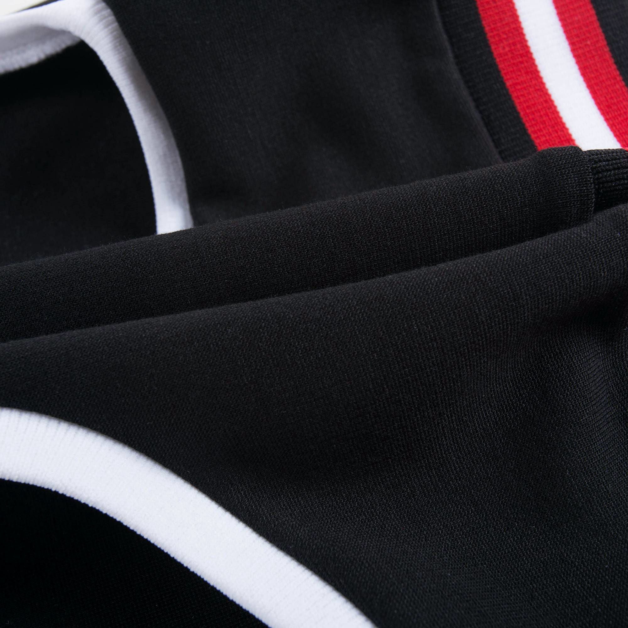 Girls Black Cropped Logo Cotton Top