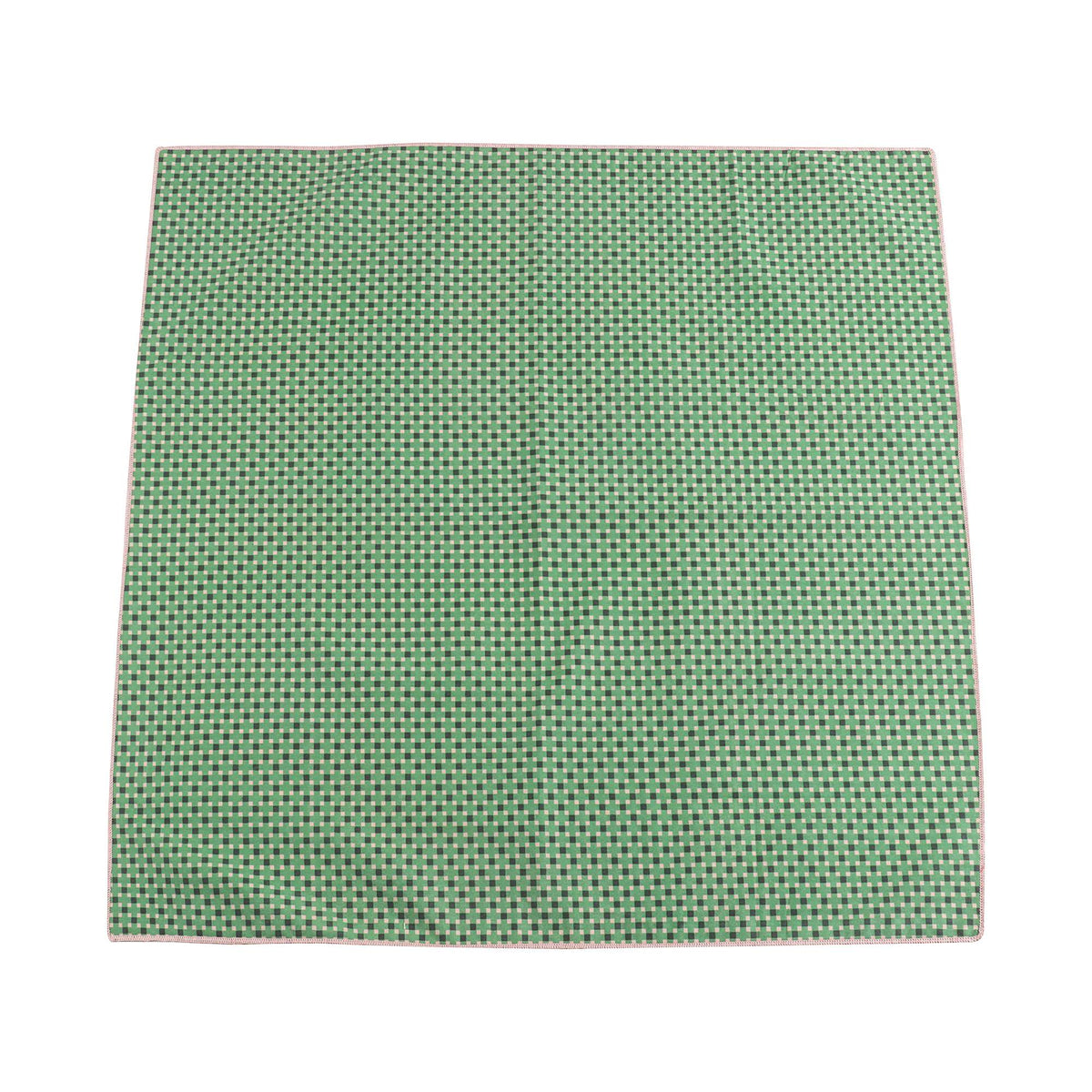 Girls Green Dots Cotton Scarf