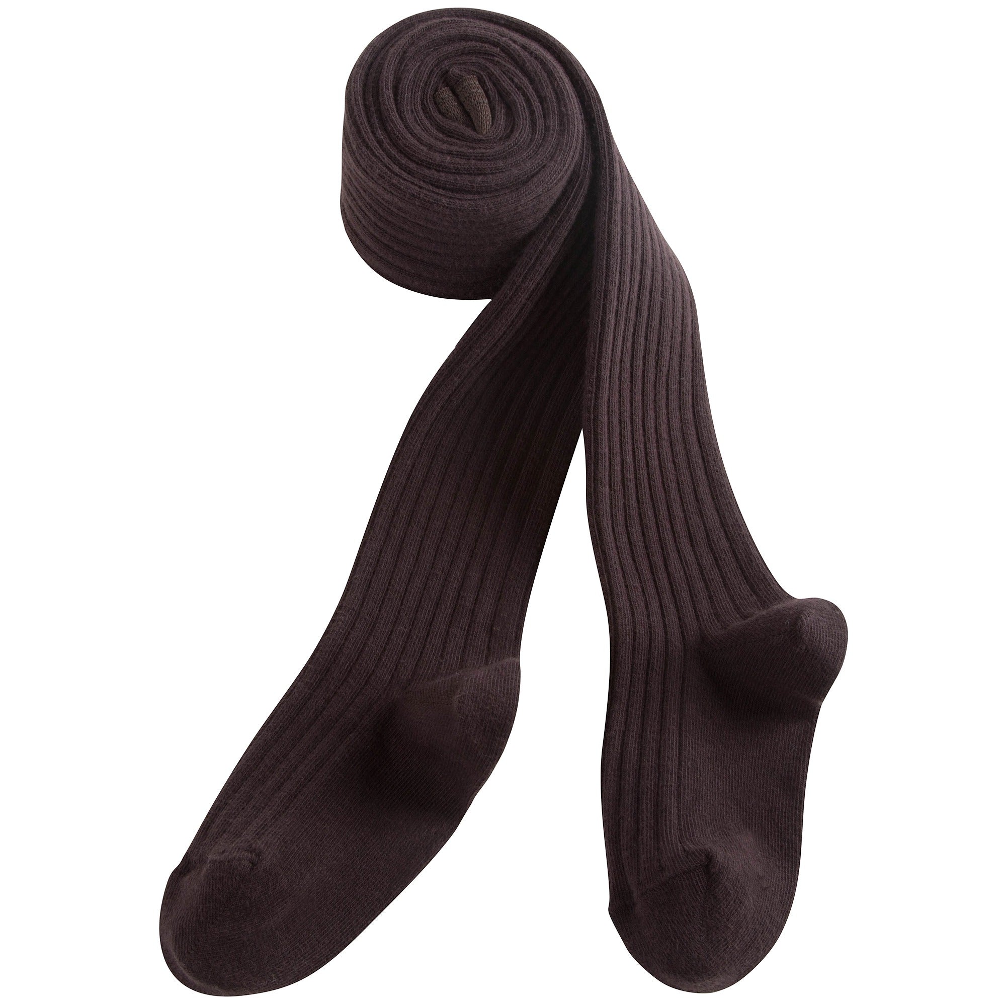 Girls Cacao Cotton Tights