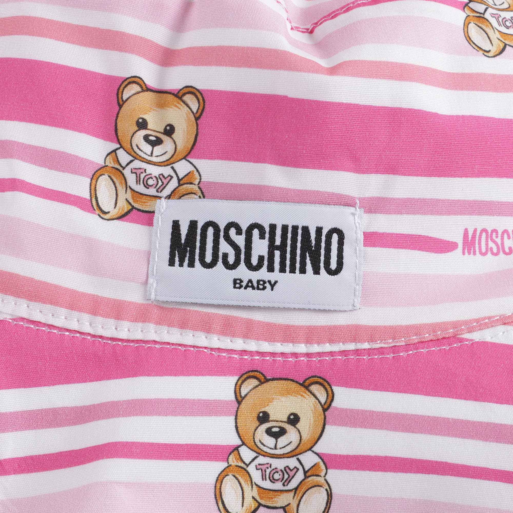 Baby Girls Pink Cotton Babysuit & Hat