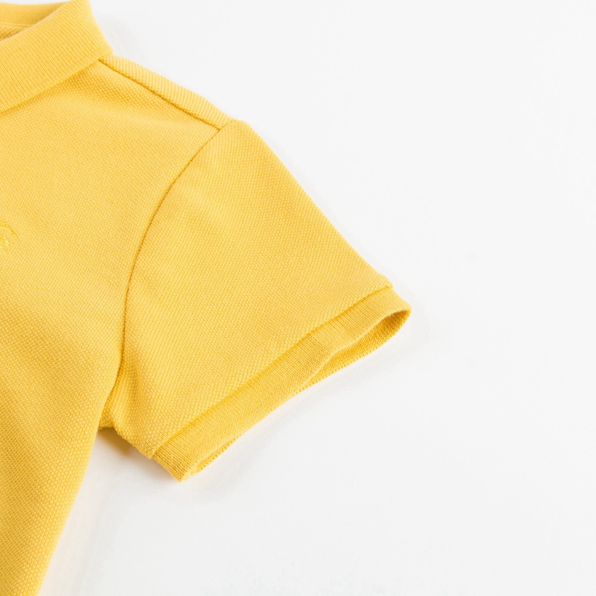 Boys Yellow Turquoise Polo Shirt