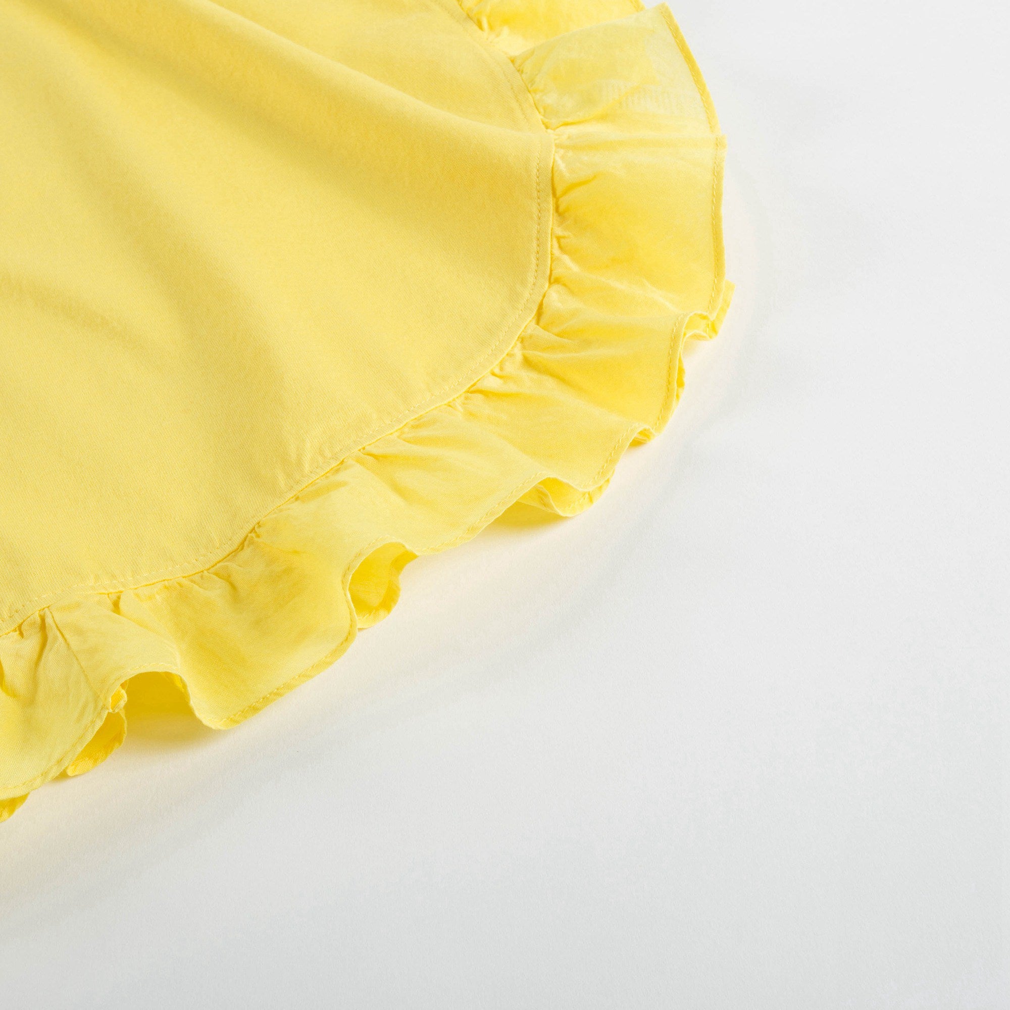 Girls Yellow Cotton Top