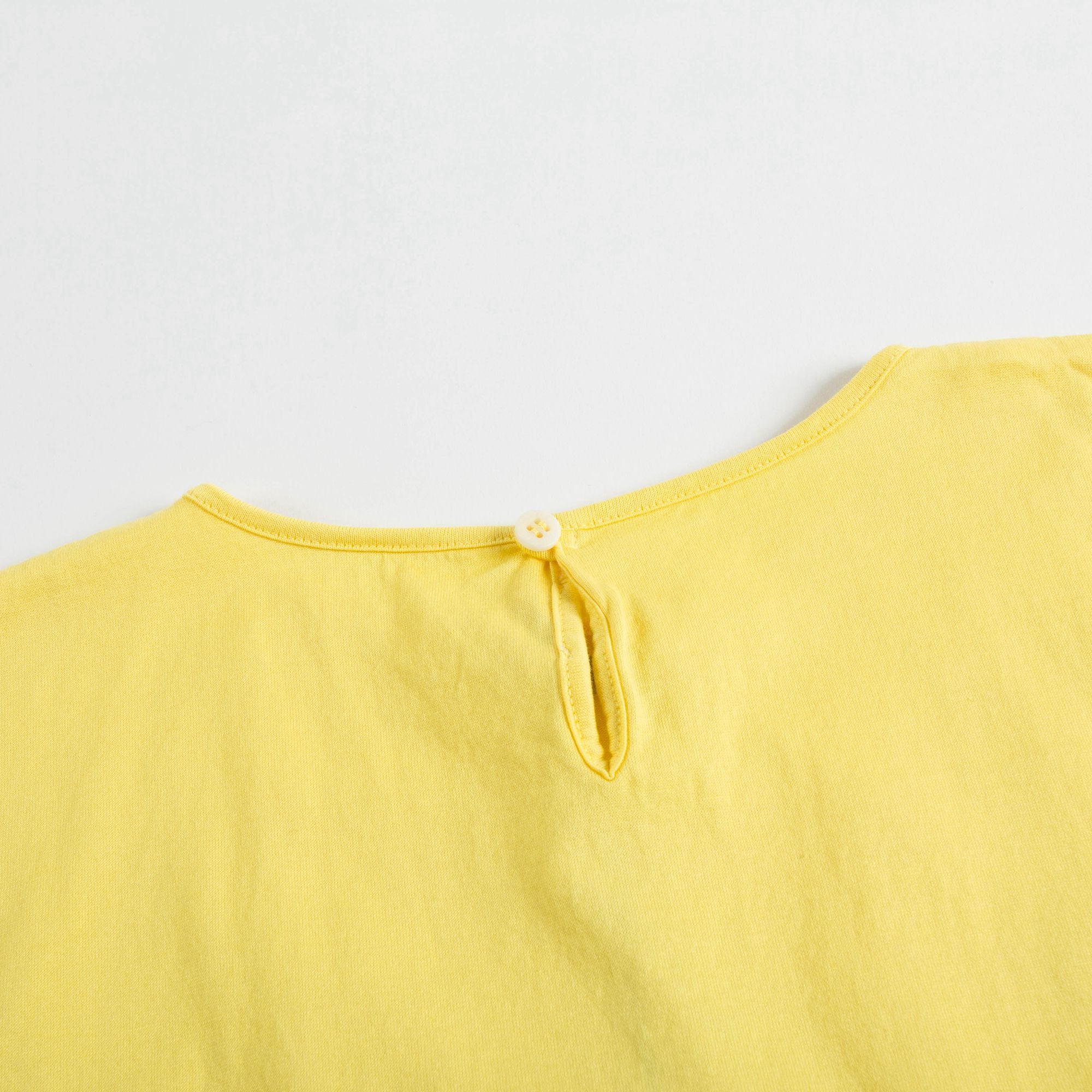 Girls Yellow Cotton Top