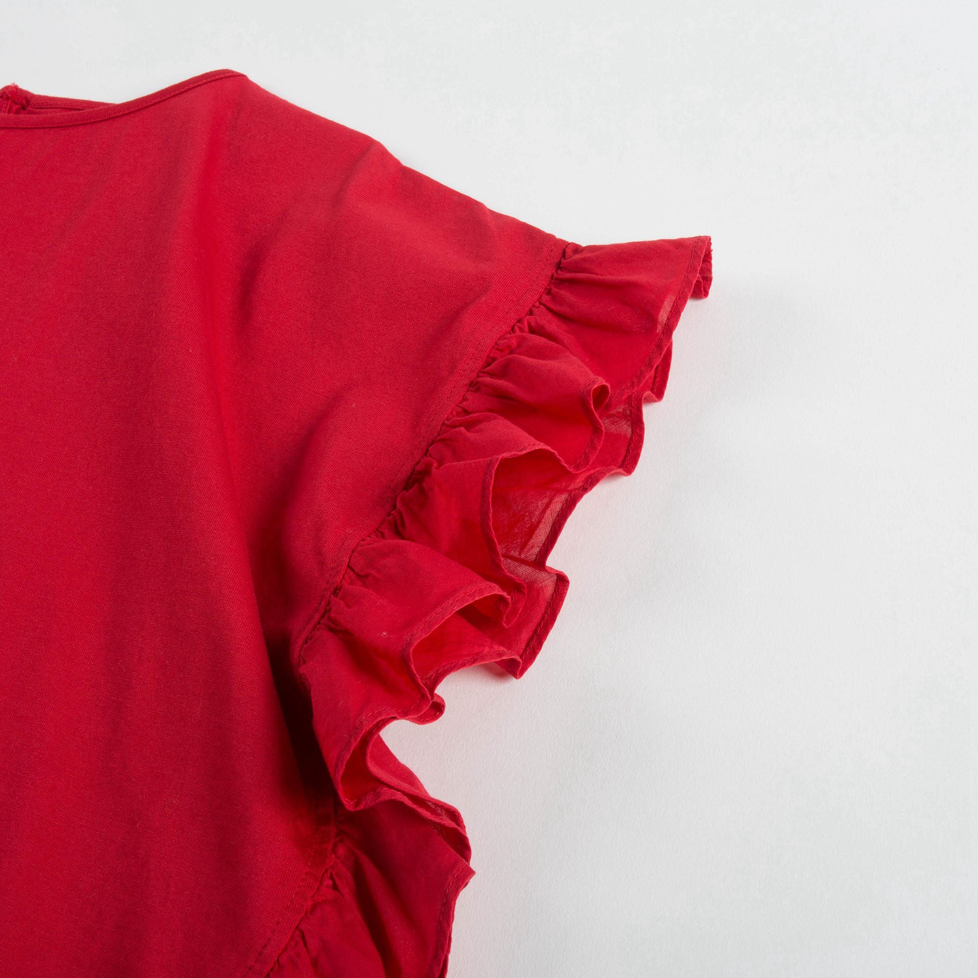 Girls Cherry Cotton Top