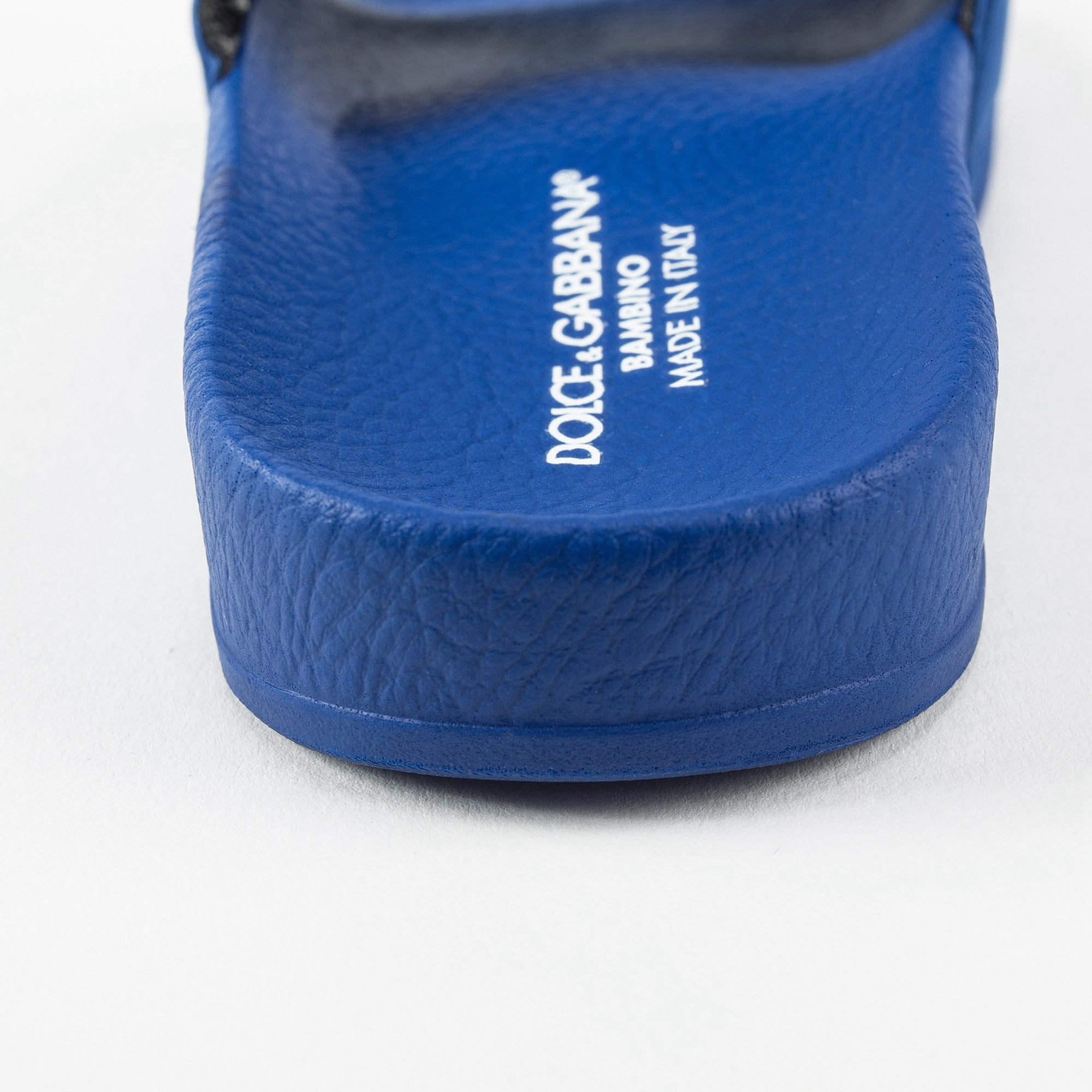 Boys Blue Polyester Slippers