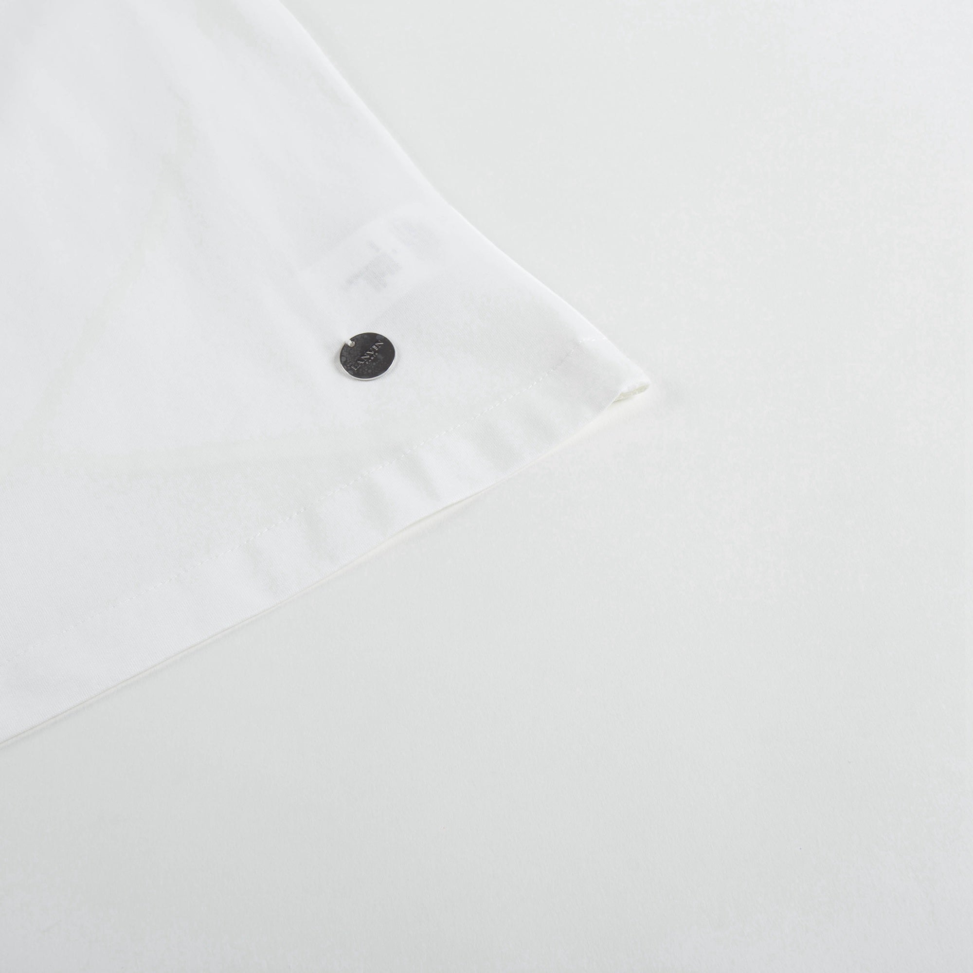 Girls White Cotton T-shirt