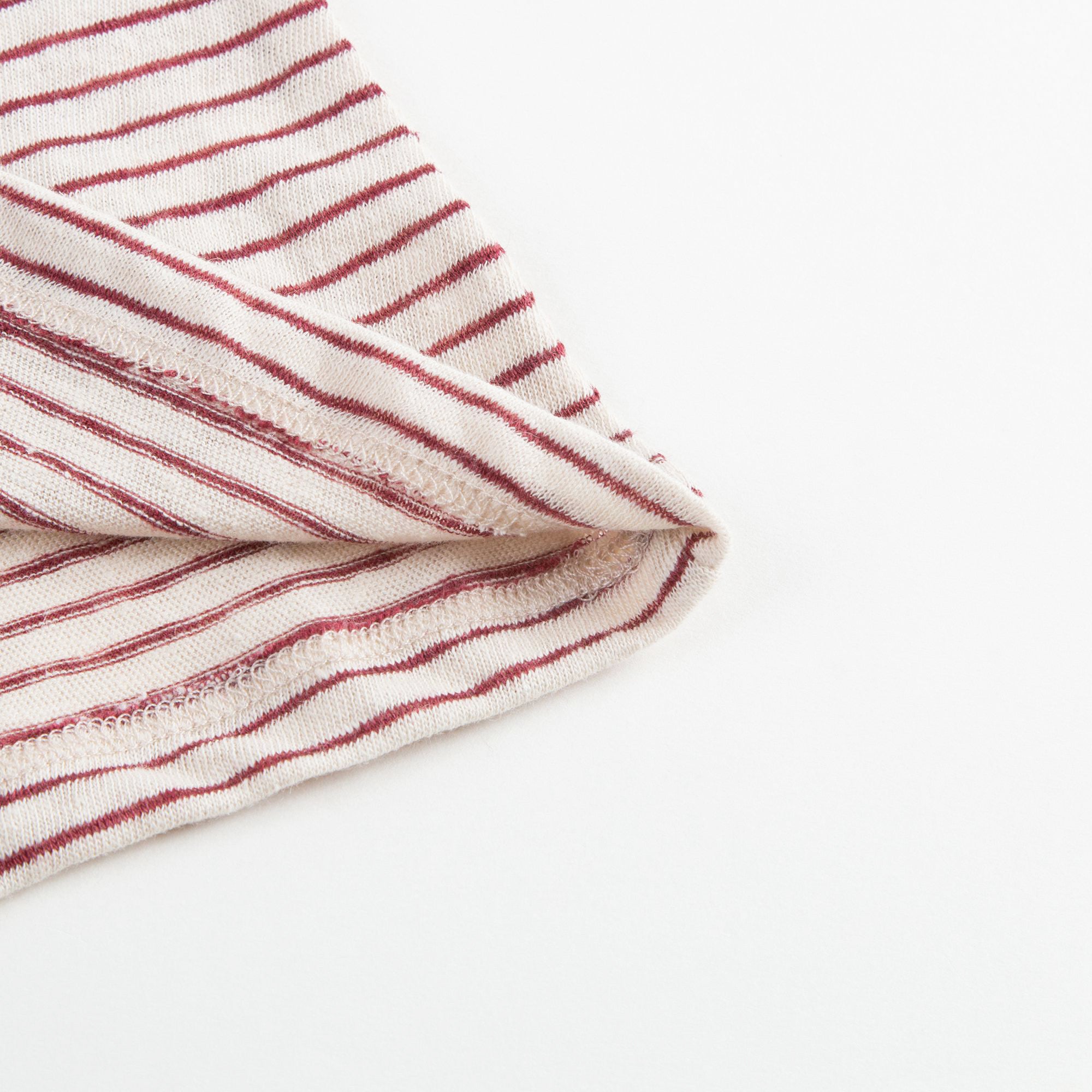Girls Dark Red Striped Vest