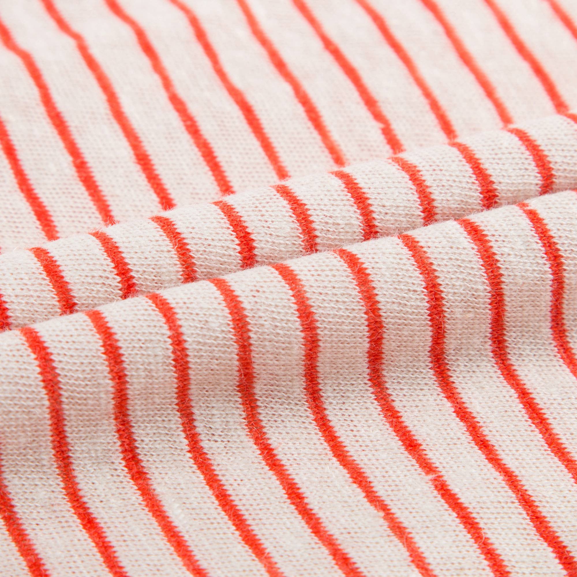 Girls Bright Orange Striped T-shirt