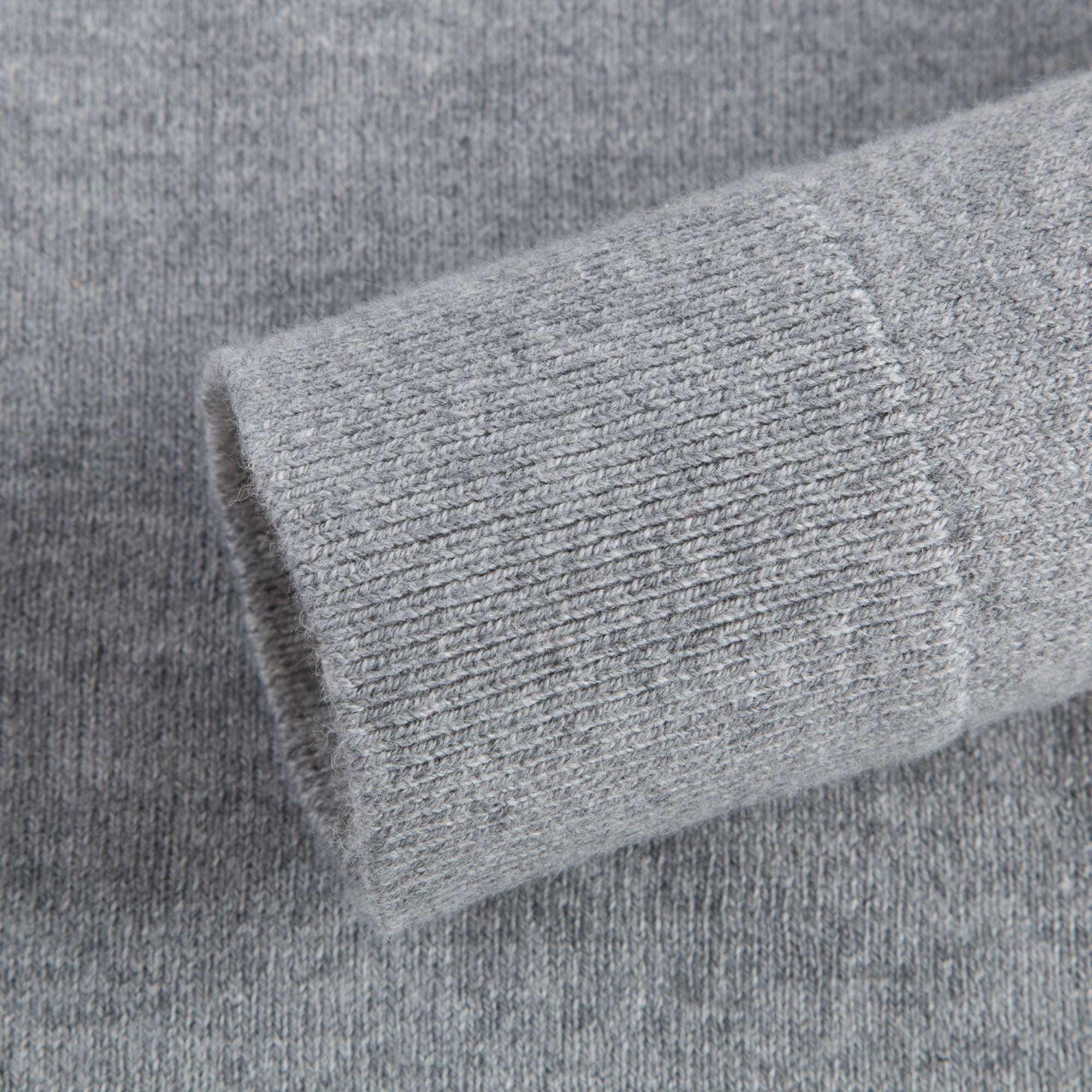Girls Grey Polo Neck Sweater