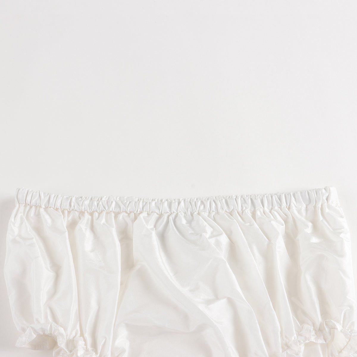 Baby Girls White Silk Dress
