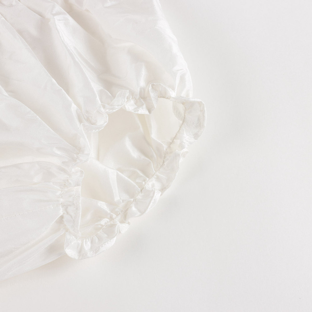 Baby Girls White Silk Dress