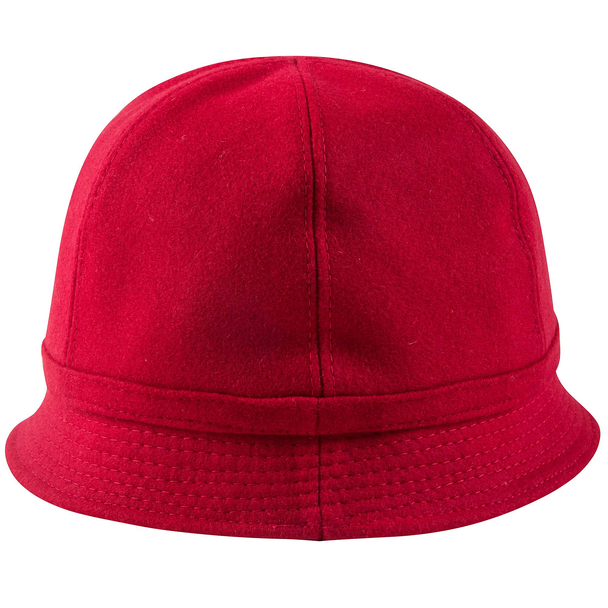 女童红色樱桃图案帽子