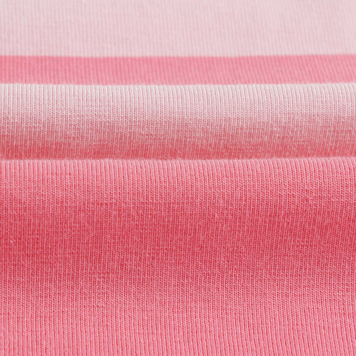 T-shirt en coton rayé rose pour filles