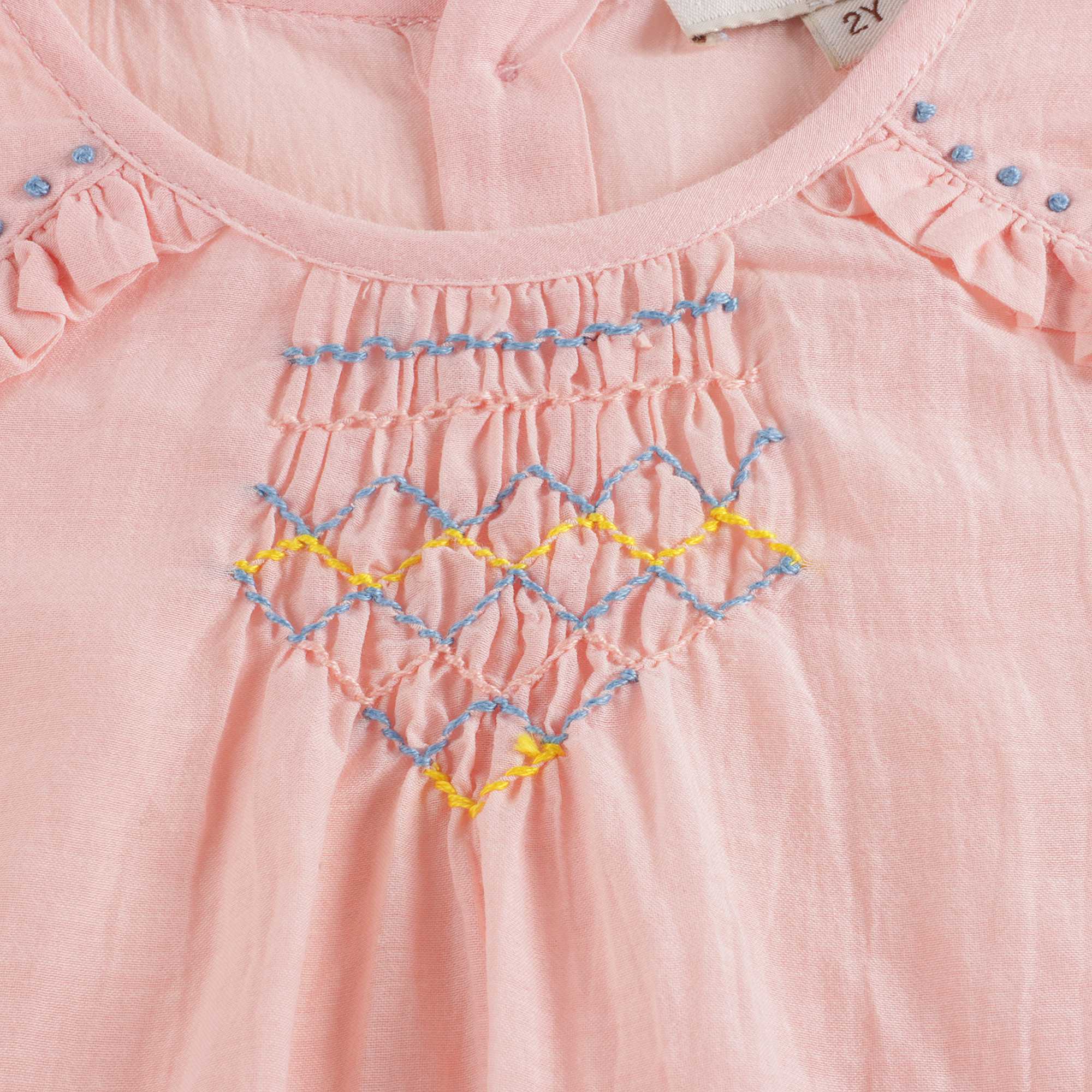 Baby Girls Pink Cotton Top