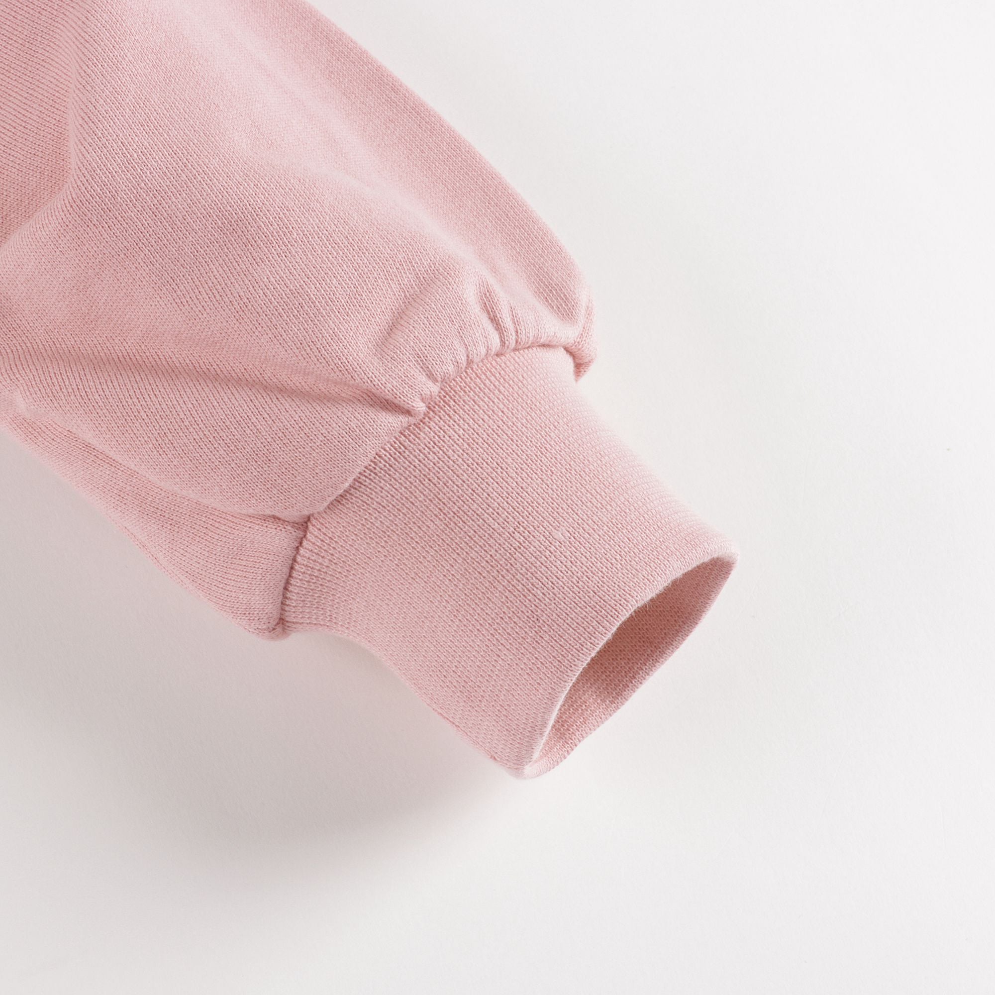 Girls Pink Cotton Sweatshirt
