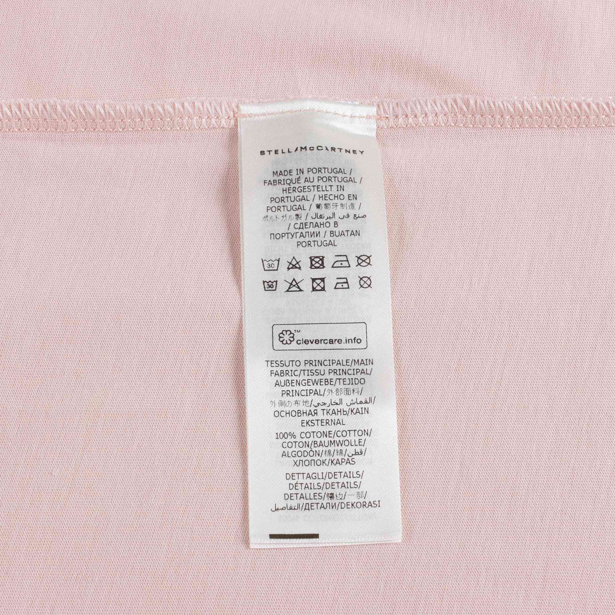 Girls Pink Printed Cotton T-Shirt