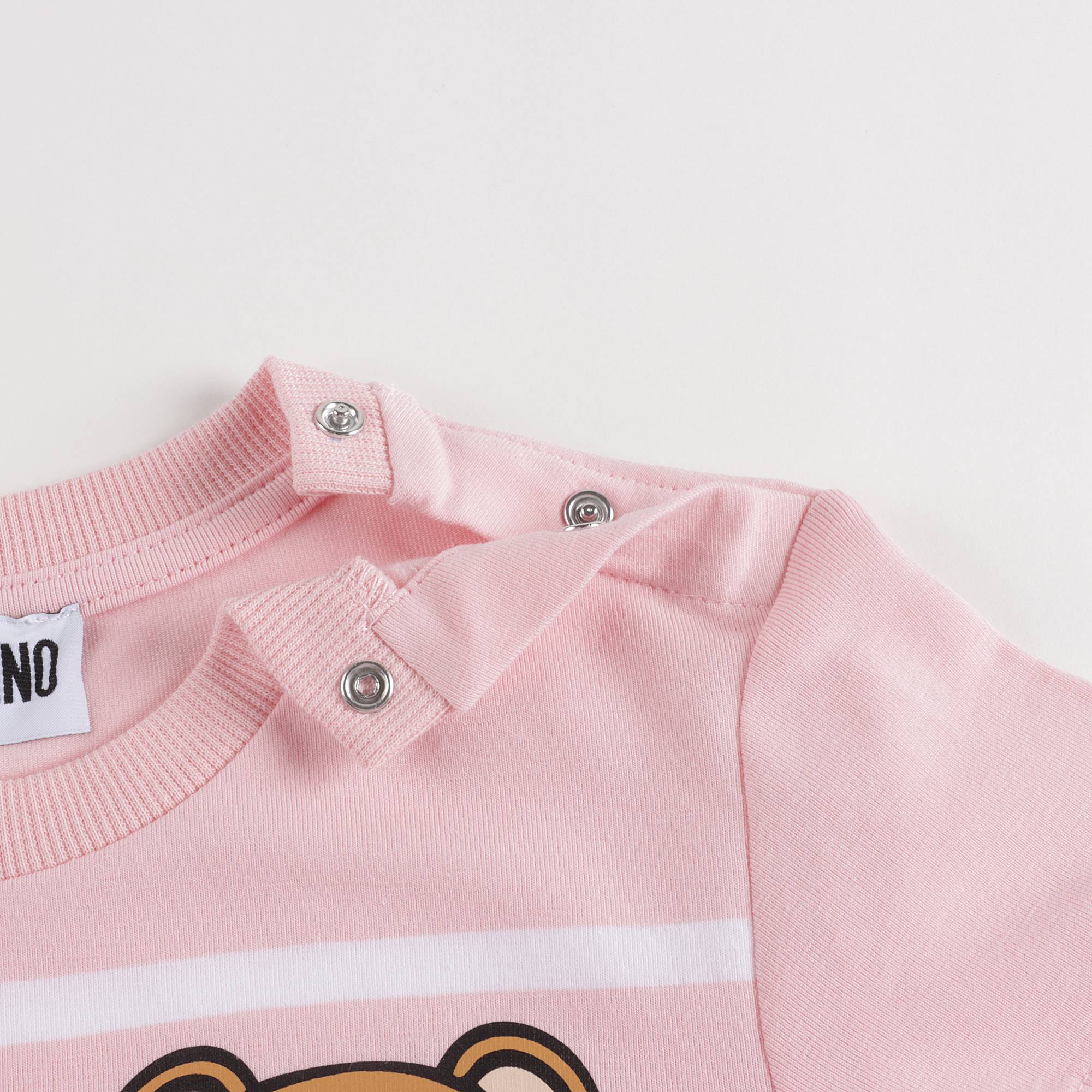 Baby Girls Pink Stripe Cotton T-Shirt