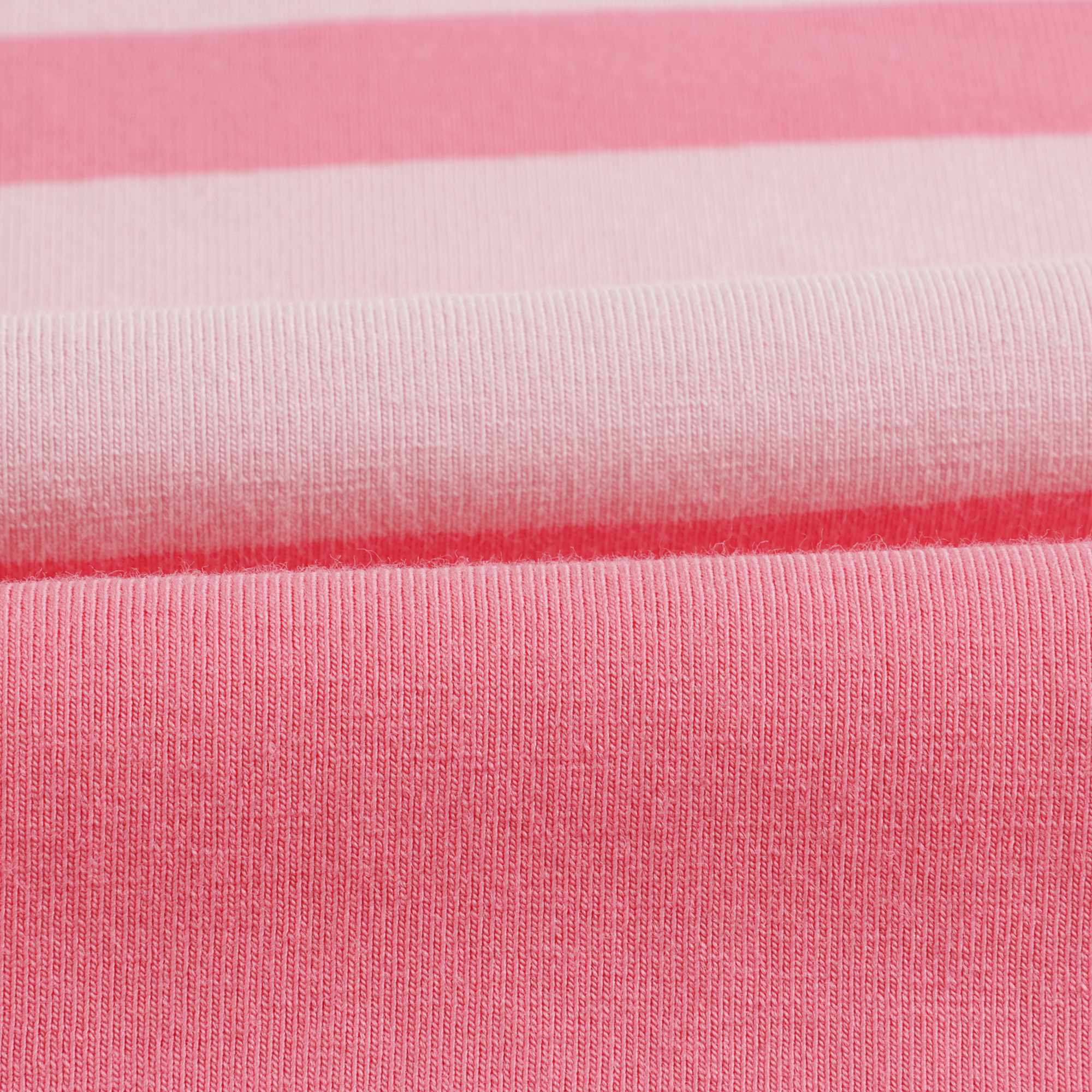 Baby Girls Pink Stripe Cotton T-Shirt