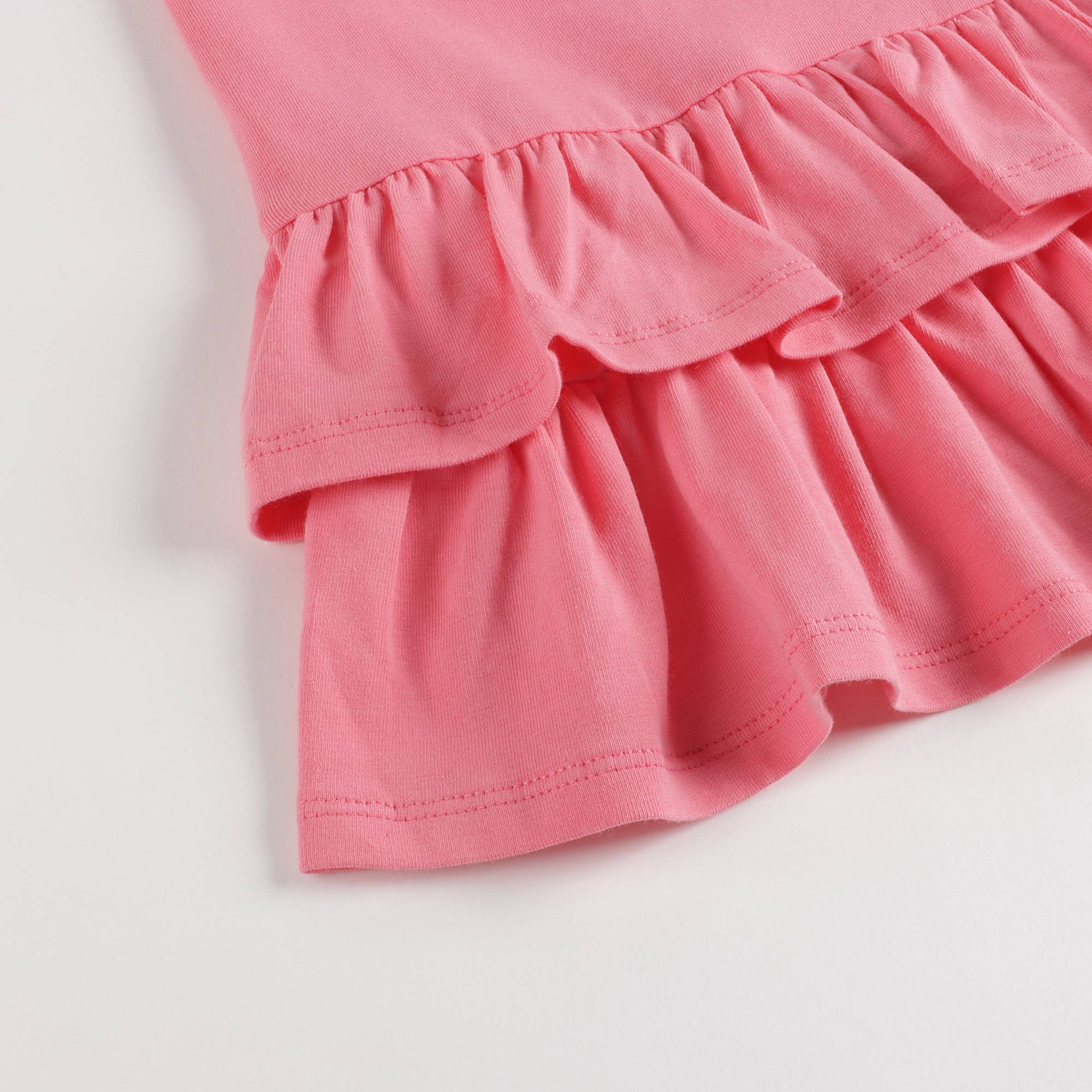 Baby Girls Pink Stripe Cotton Dress