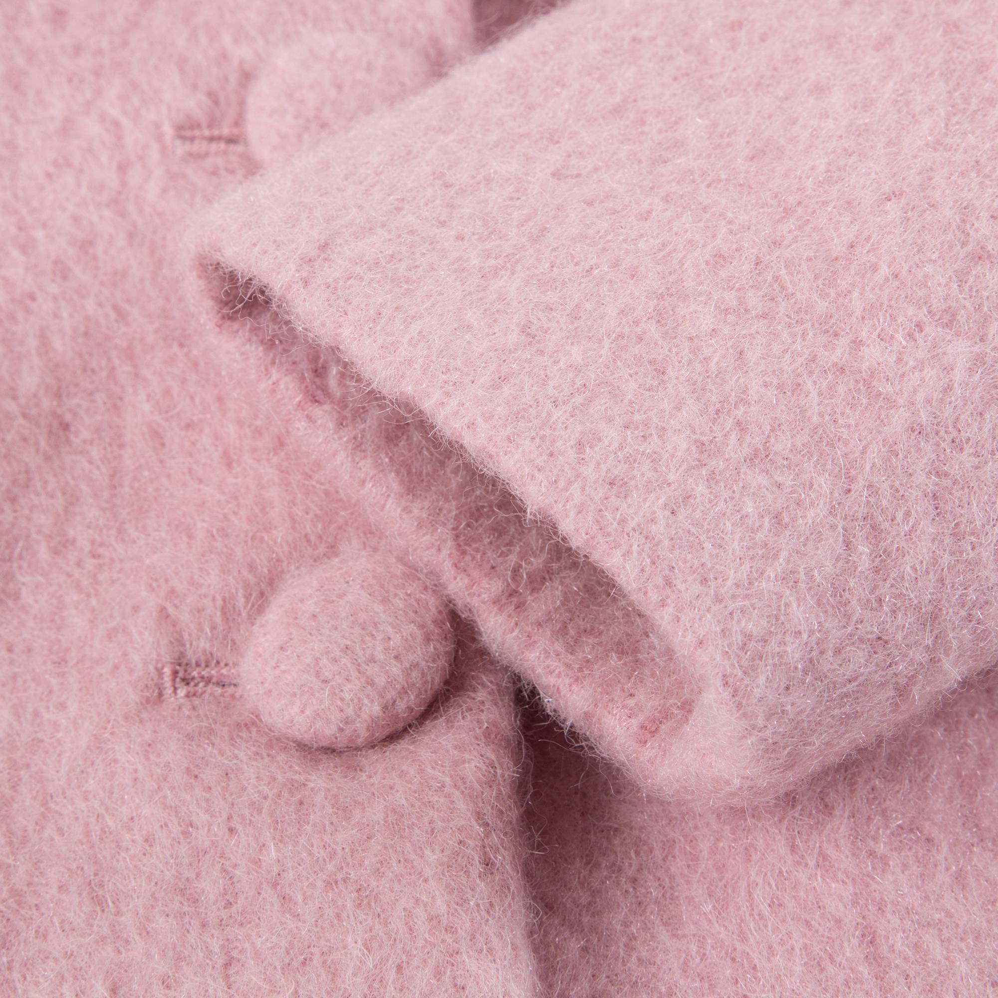 Baby Girls Pale Pink Woven Coat