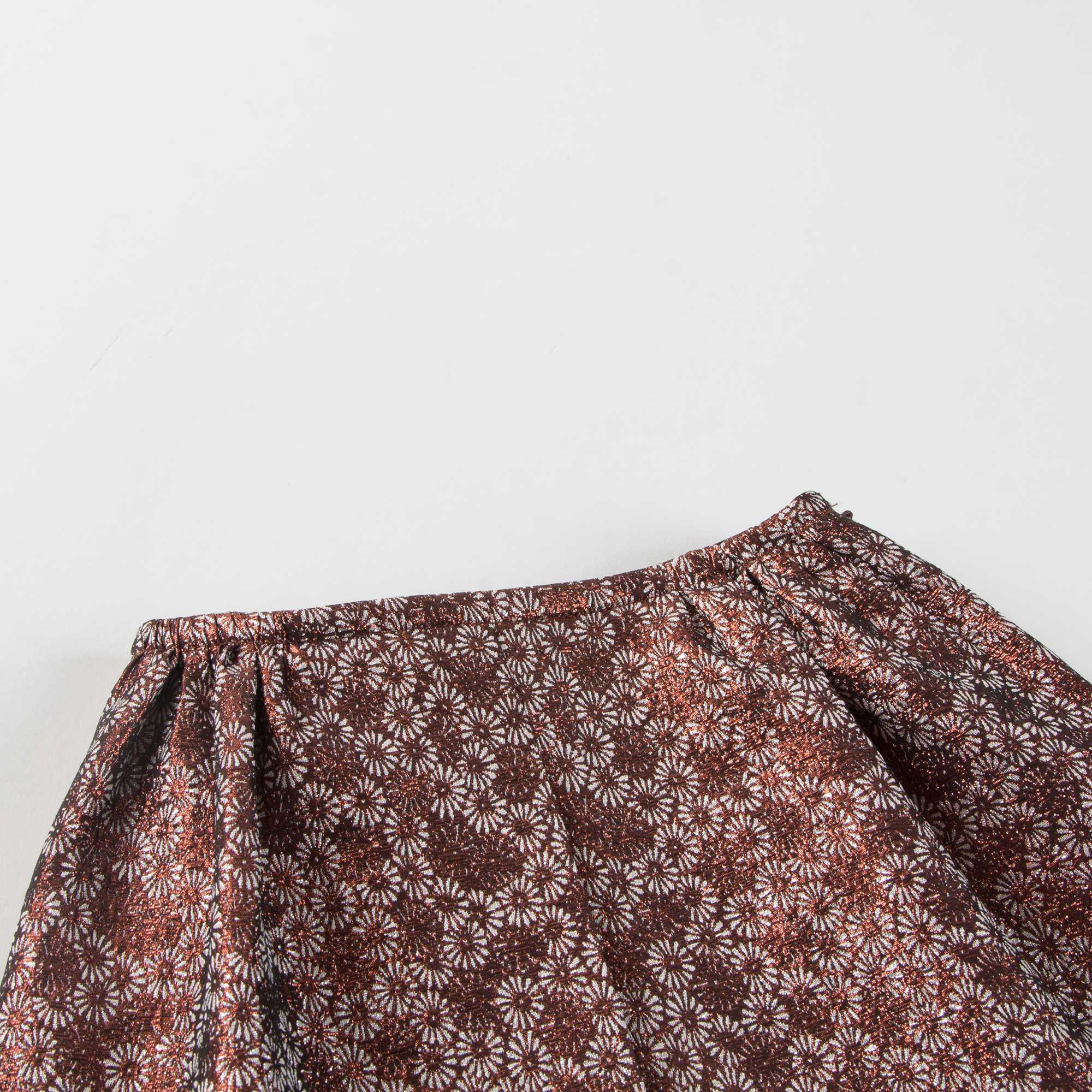 Girls Copper Flower  skirt