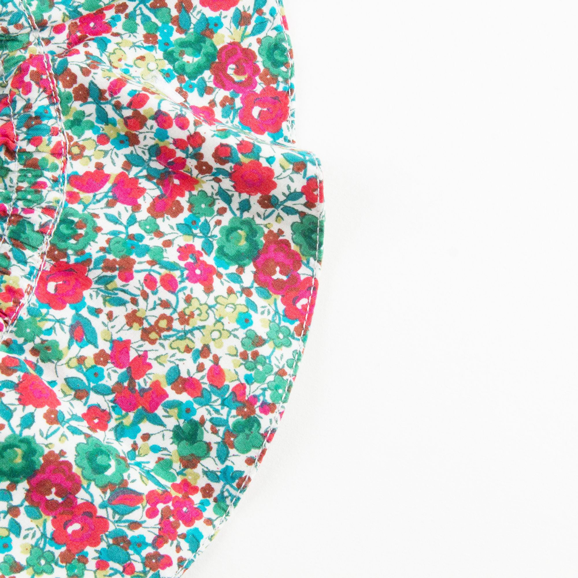 Baby Girls Green Liberty Woven Sunhat