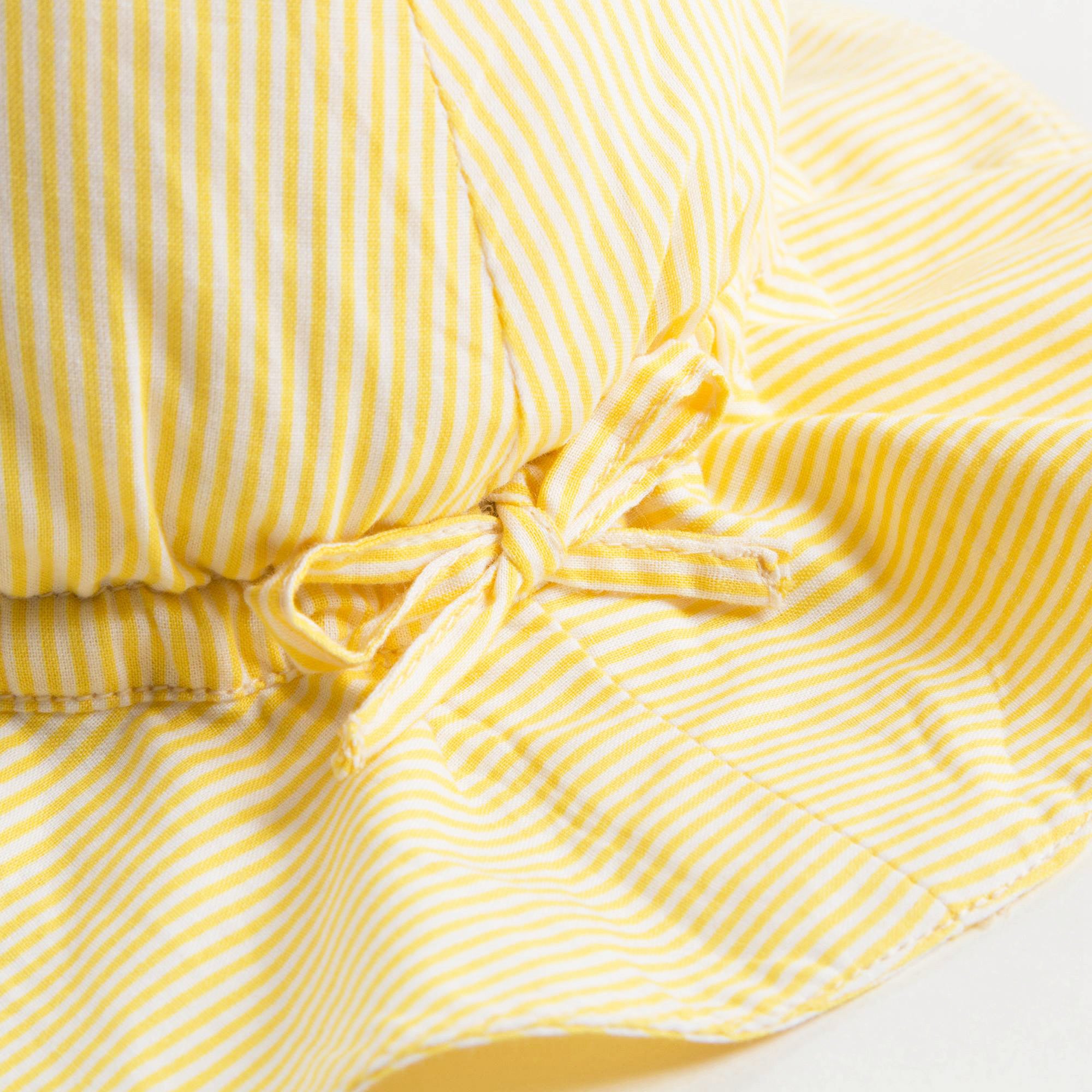 Baby Yellow Striped Sunhat