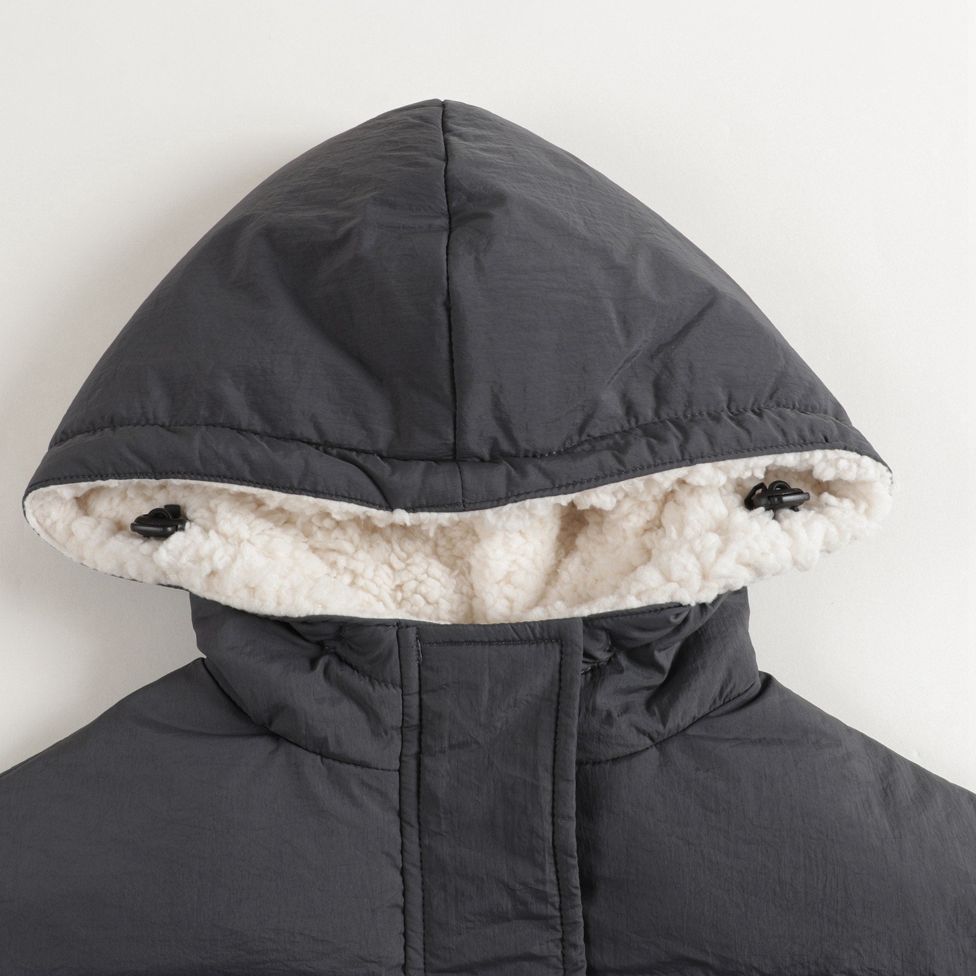 Boys & Girls Smoke Grey Padded Down Jacket
