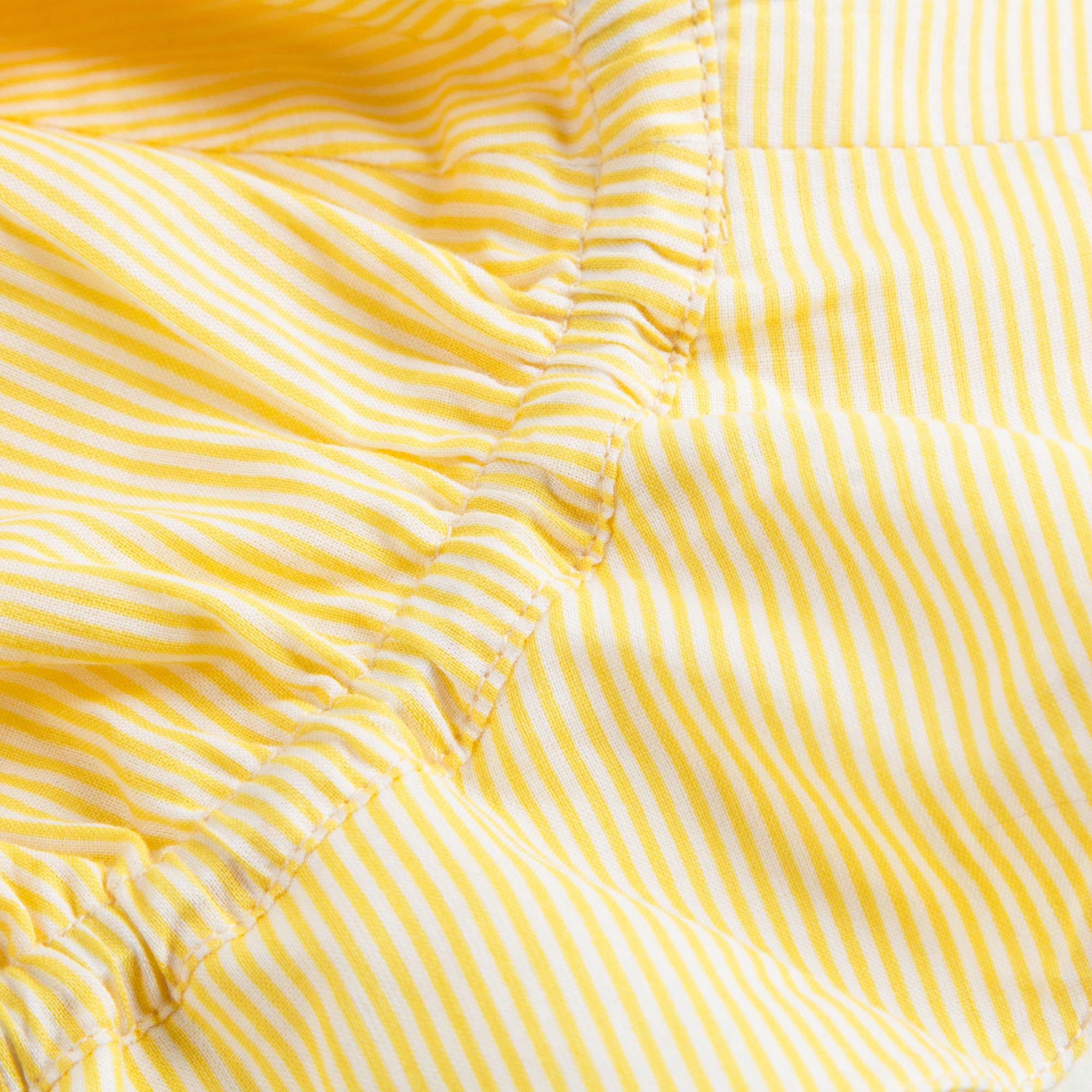 Baby Yellow Striped Sunhat
