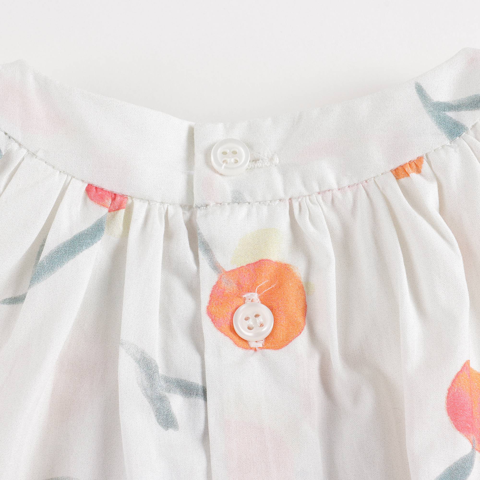 Baby Girls White Cherry Cotton Dress