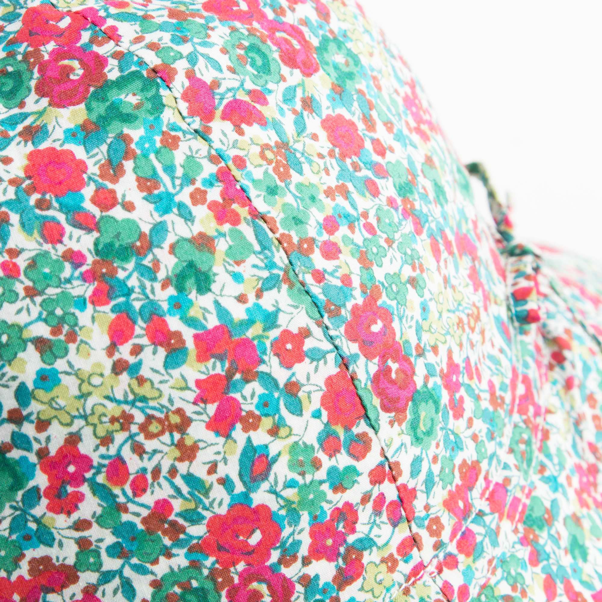 Girls Green Liberty Woven Sunhat