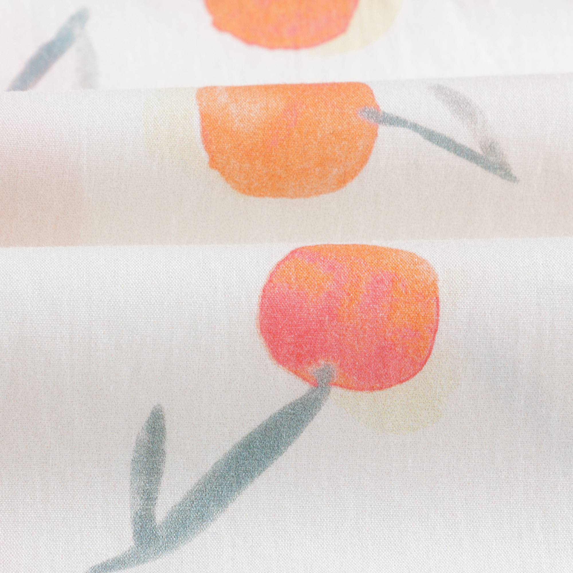 Baby Girls White Cherry Cotton Dress