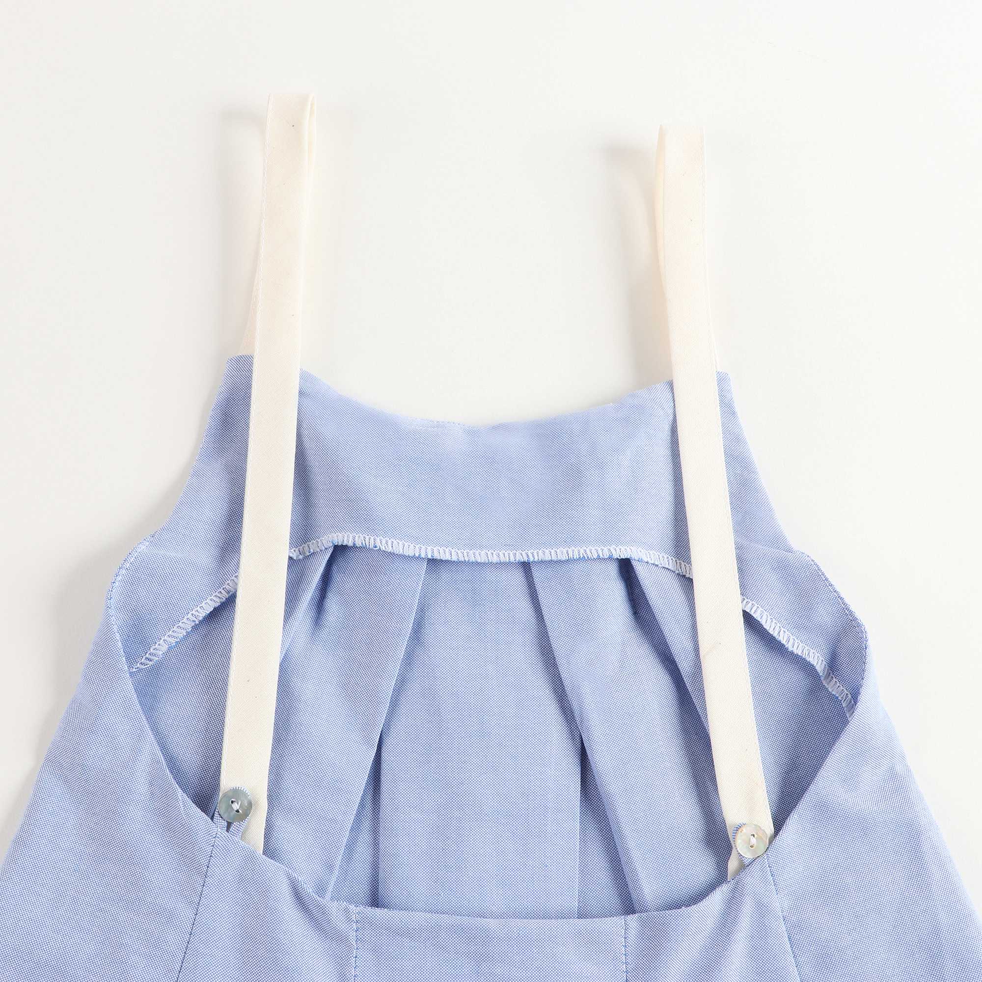 Girls Blue Pleated Dress