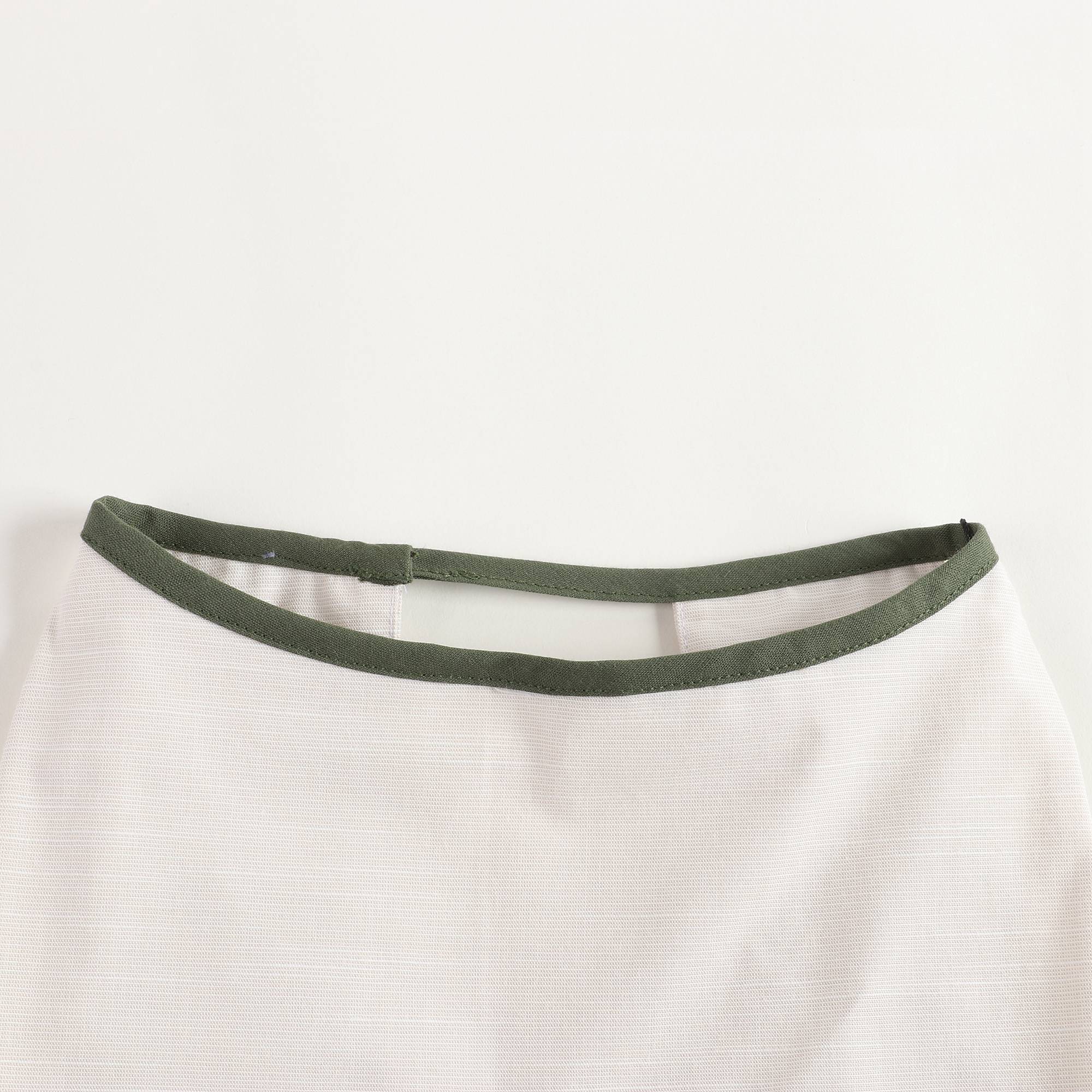 Girls Sand & Green Blouse