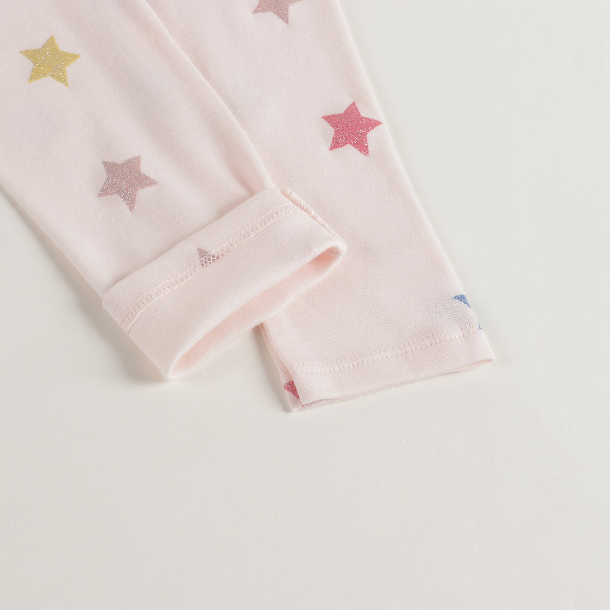 Girls Pink Stars Nightwear Set