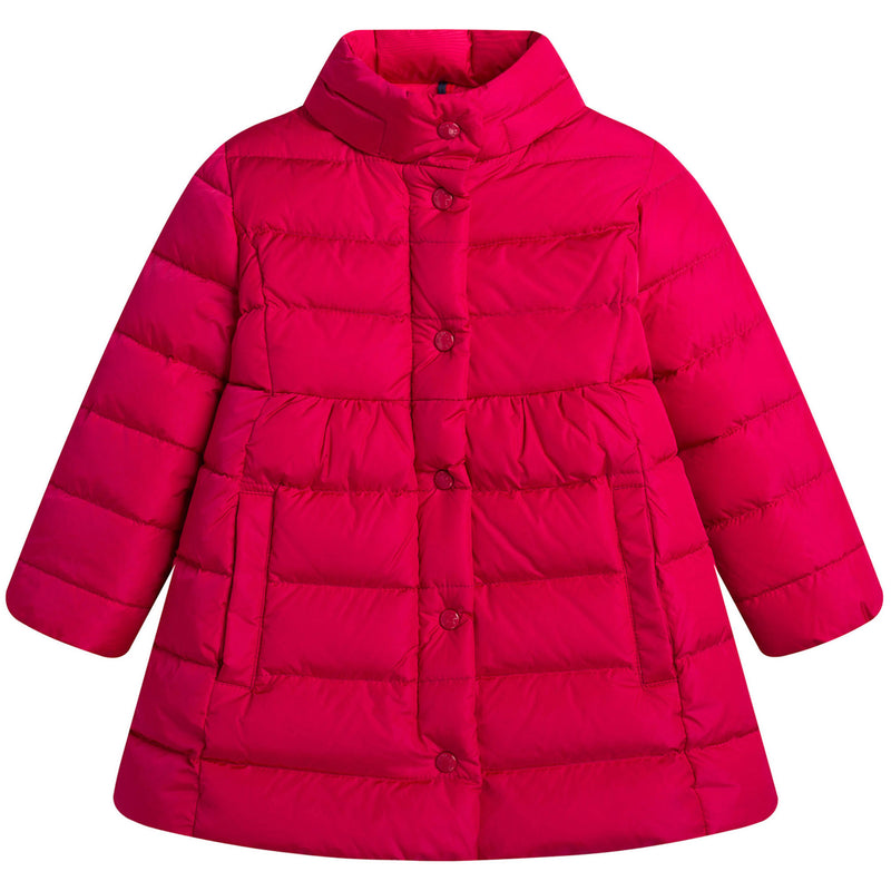 Baby Girls Fuchsia Plush Trims Hooded 'Neste'Jacket - CÉMAROSE | Children's Fashion Store - 3