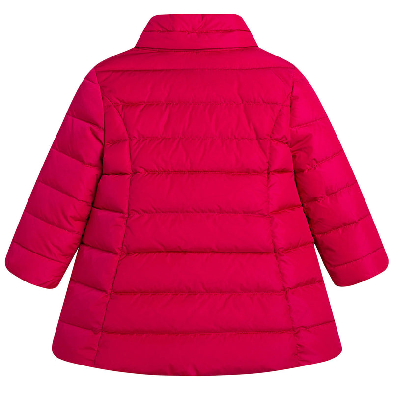 Baby Girls Fuchsia Plush Trims Hooded 'Neste'Jacket - CÉMAROSE | Children's Fashion Store - 4