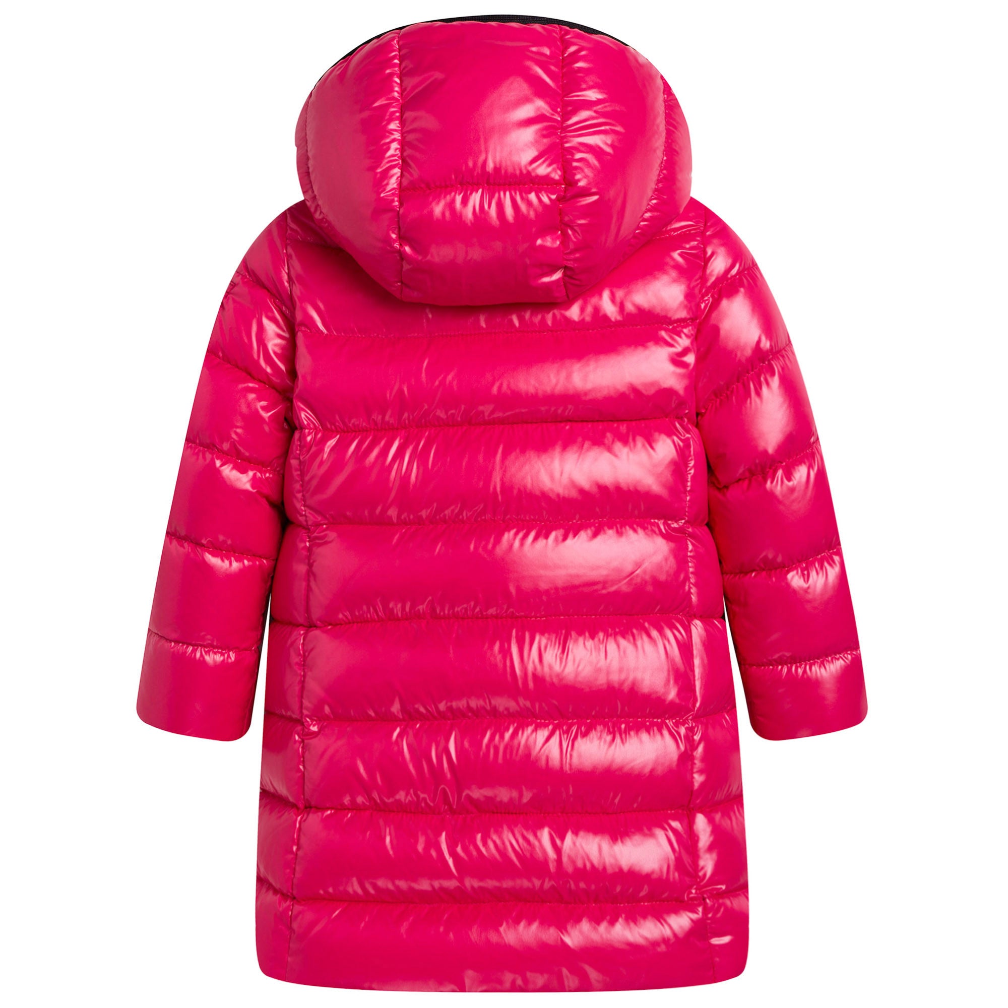 Girls Light Pink Hooded 'Moka' Padded Down Jacket - CÉMAROSE | Children's Fashion Store - 2