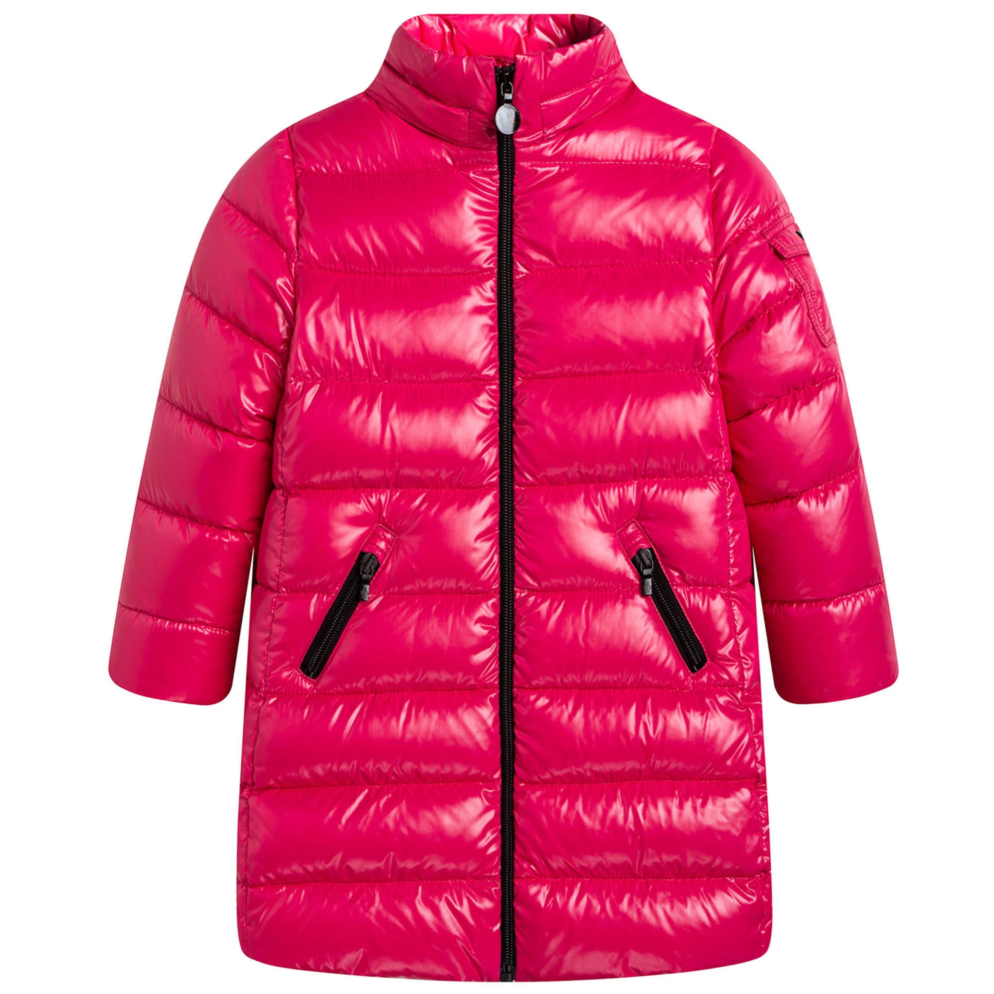 Baby Girls Light Pink Padded Down 'Moka'Jacket - CÉMAROSE | Children's Fashion Store - 3